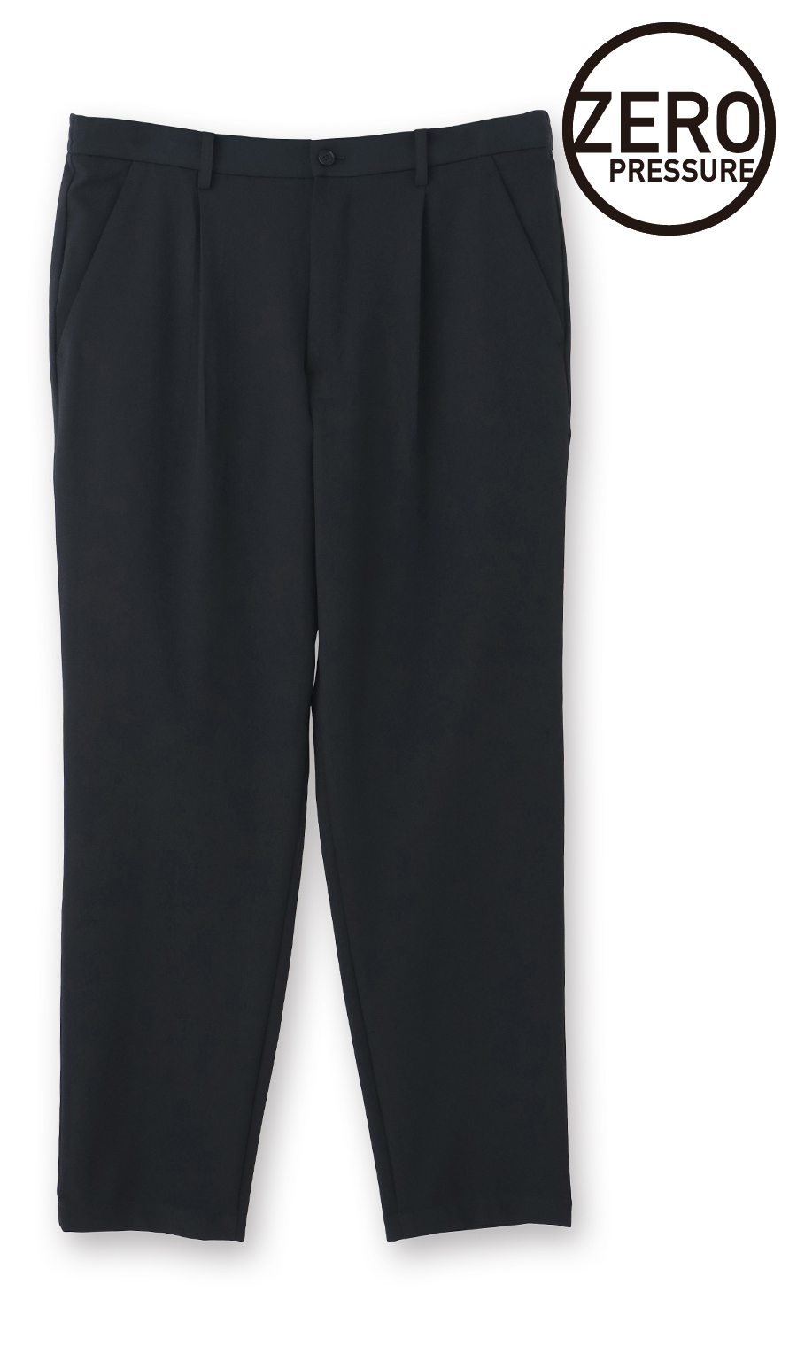 ゼロプレッシャースーツ【スラックス】【2WAYストレッチ】【セットアップ着用可】【裾上げ済み】 ネイビー 76cm