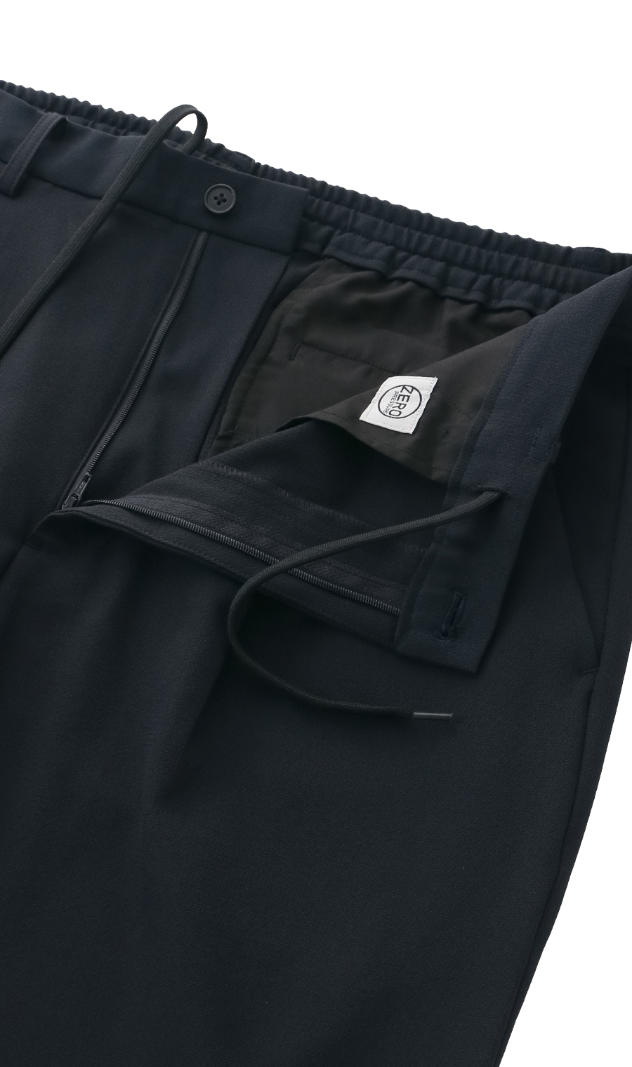 ゼロプレッシャースーツ【スラックス】【2WAYストレッチ】【セットアップ着用可】【裾上げ済み】 ネイビー 76cm