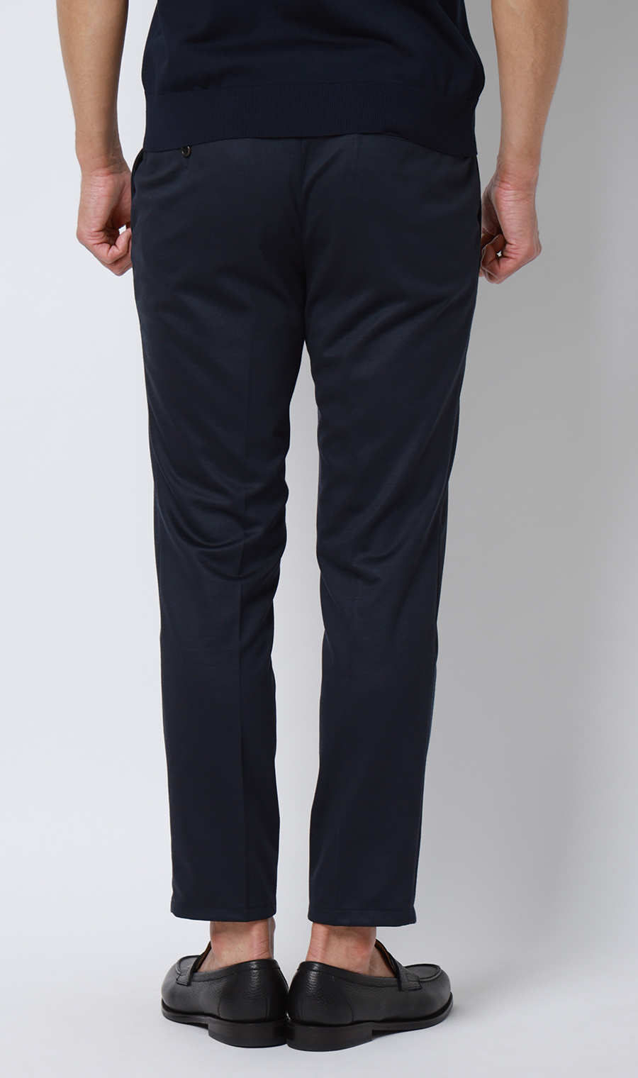 ニットパンツ【KNIT TROUSERS】【TOGA MODEL】【TOGA PANTS】【2026年モデル】【裾上げ済み】 ネイビー 76cm