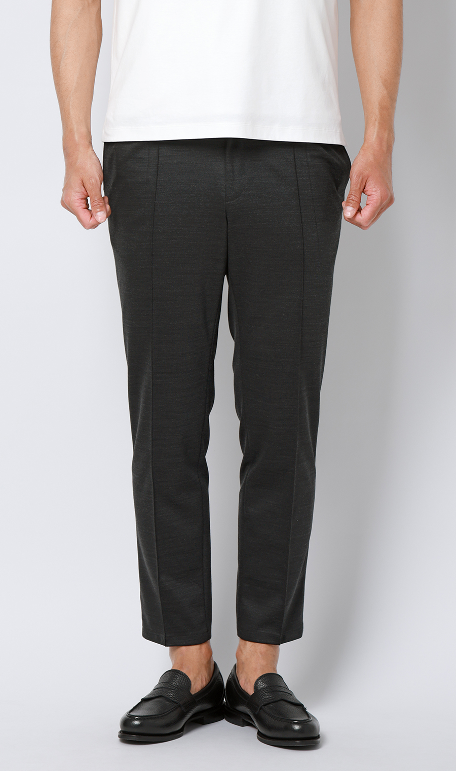 ニットパンツ【KNIT TROUSERS】【TOGA MODEL】【TOGA PANTS】【2026年モデル】【裾上げ済み】 グレー 76cm