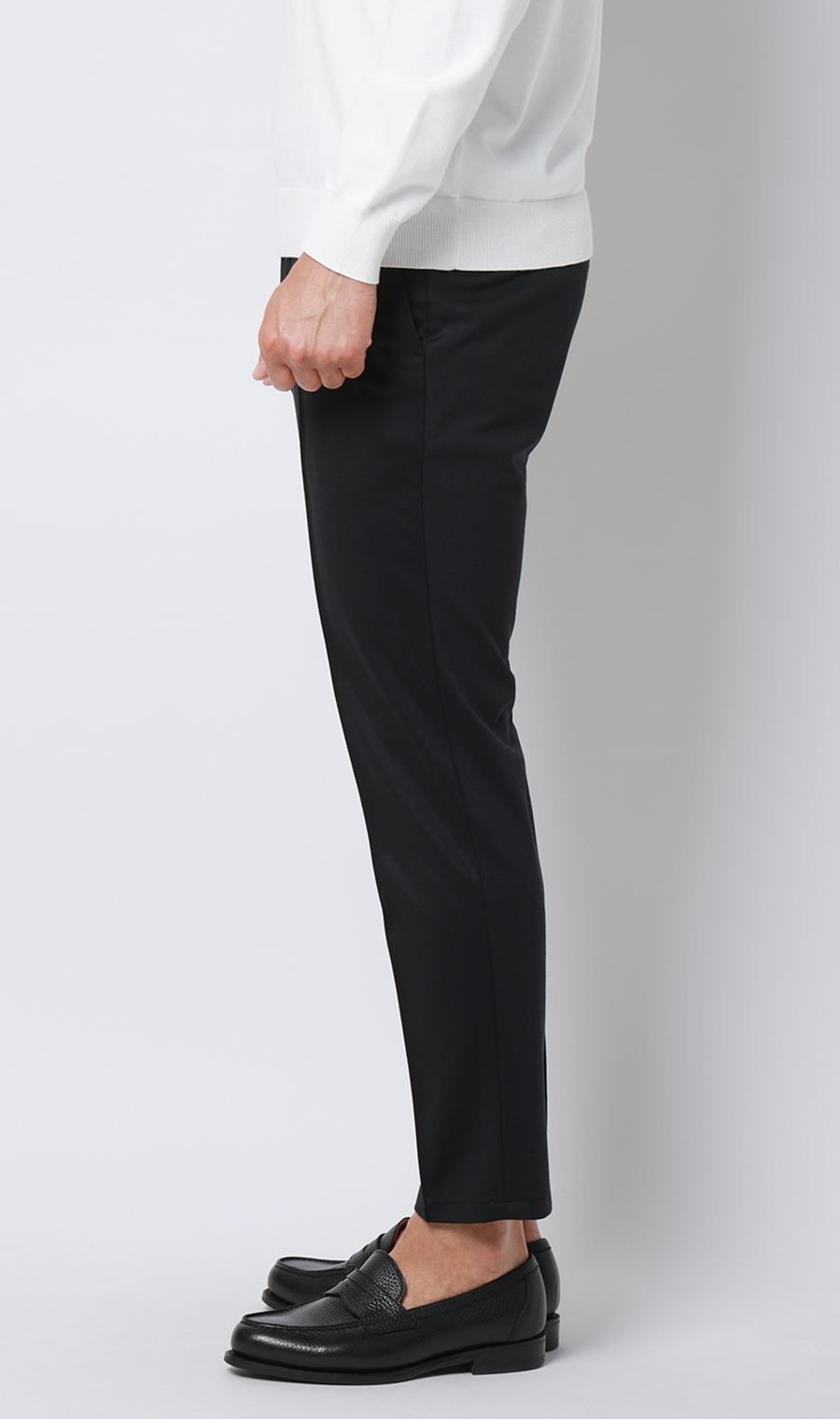 ニットパンツ【KNIT TROUSERS】【TOGA MODEL】【TOGA PANTS】【2026年モデル】【裾上げ済み】 ブラック 76cm