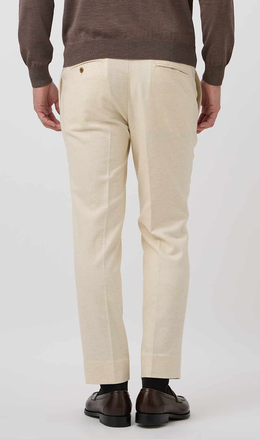 10/30販売開始|フランネルストレッチパンツ【TOGA PANTS】【2026年モデル】【FINAL EDITION】【裾上げ済み】 ベージュ 76cm