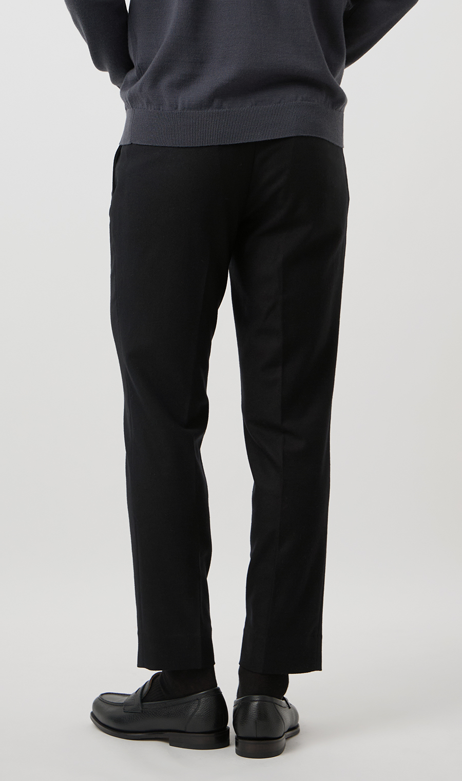10/30販売開始|フランネルストレッチパンツ【TOGA PANTS】【2026年モデル】【FINAL EDITION】【裾上げ済み】 ブラック 76cm