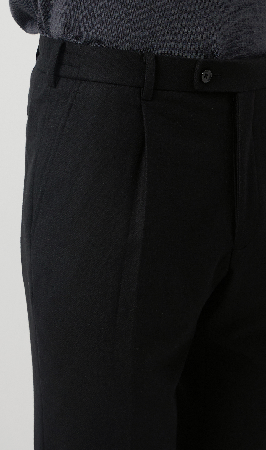 10/30販売開始|フランネルストレッチパンツ【TOGA PANTS】【2026年モデル】【FINAL EDITION】【裾上げ済み】 ブラック 76cm