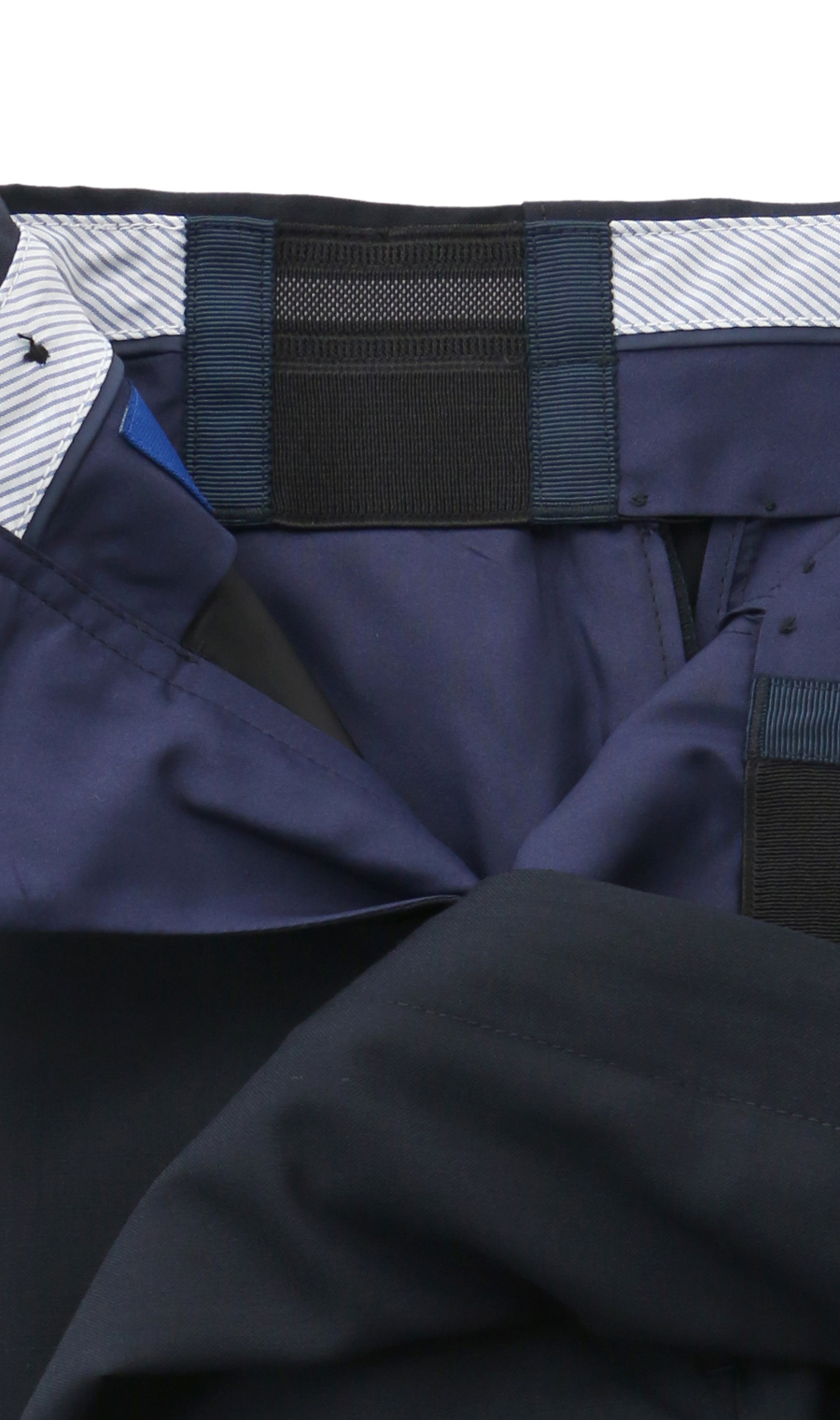 スタイリッシュスラックス【ノータック】 ネイビー 73cm