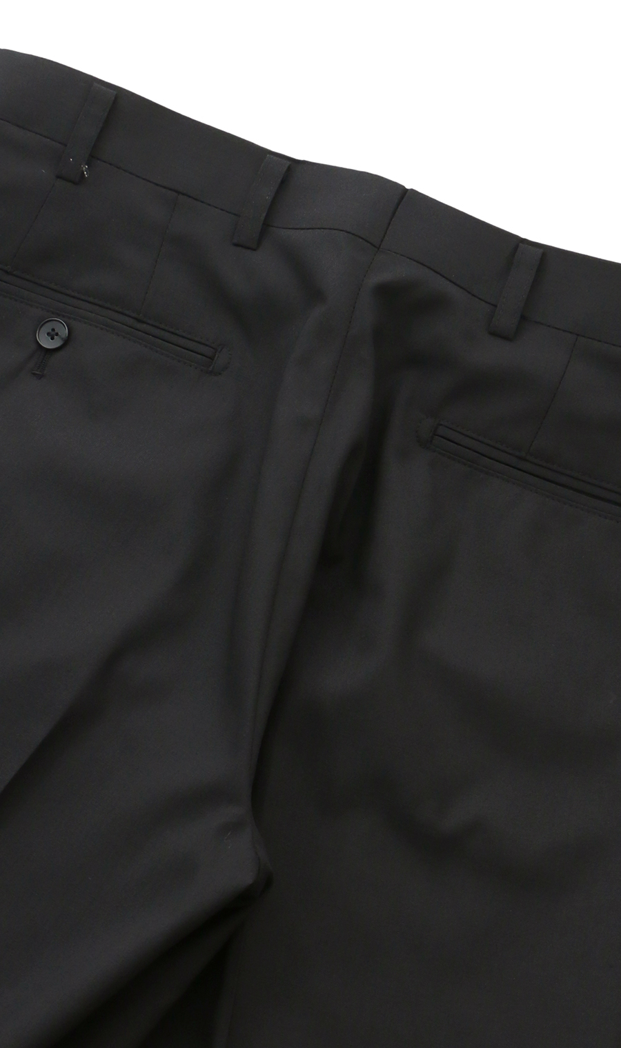 スタイリッシュスラックス【ノータック】 ブラック 73cm