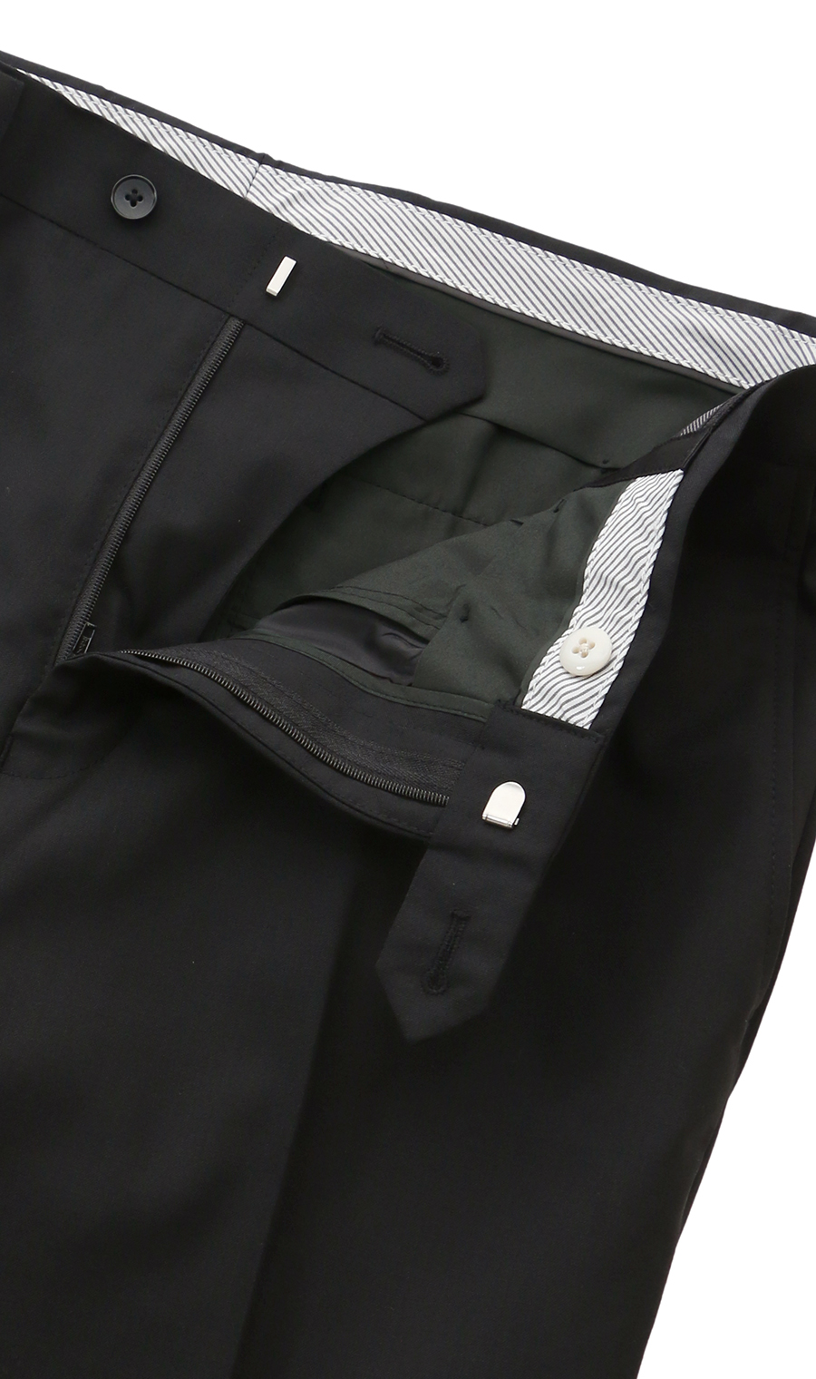 スタイリッシュスラックス【ノータック】 ブラック 73cm