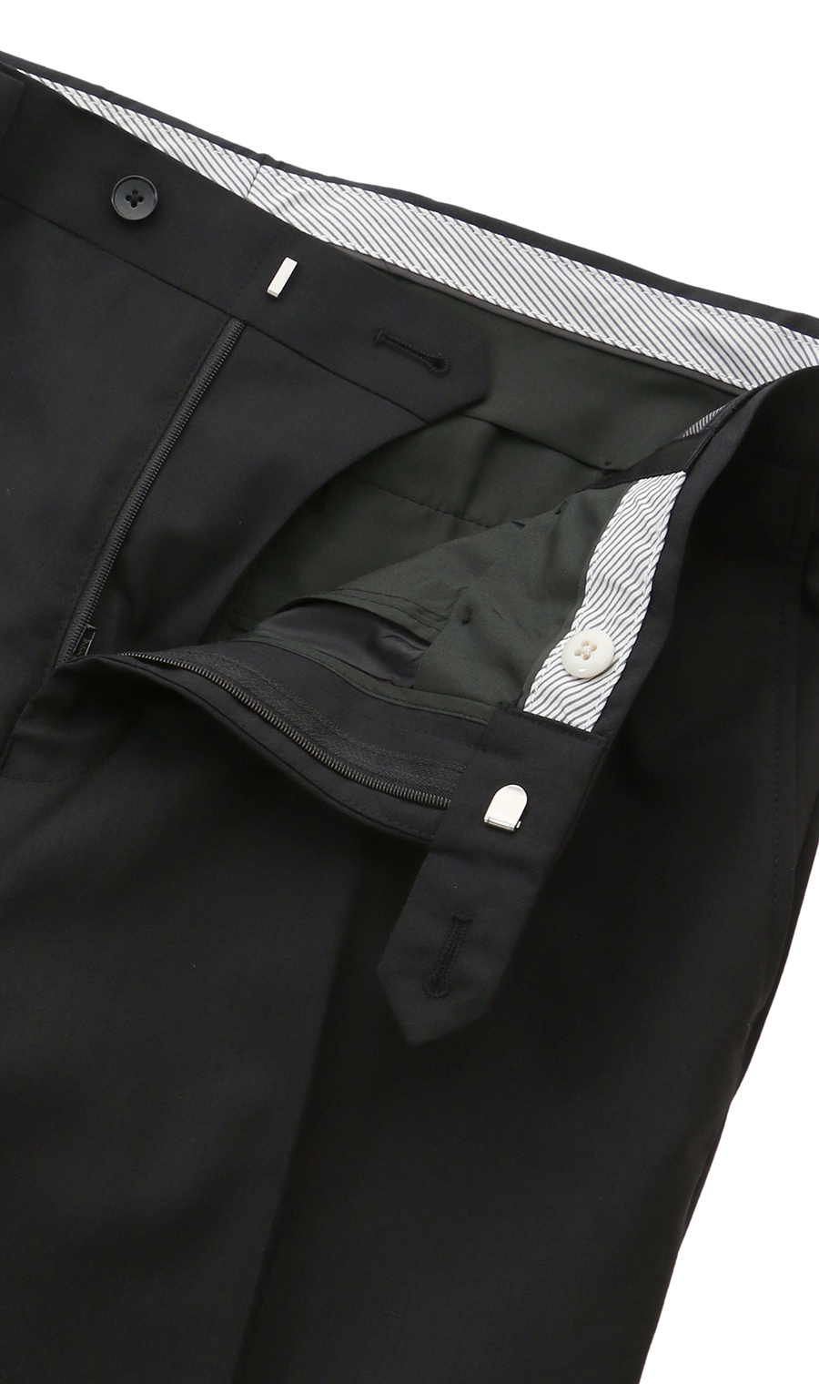 スタイリッシュスラックス【ノータック】 ブラック 73cm