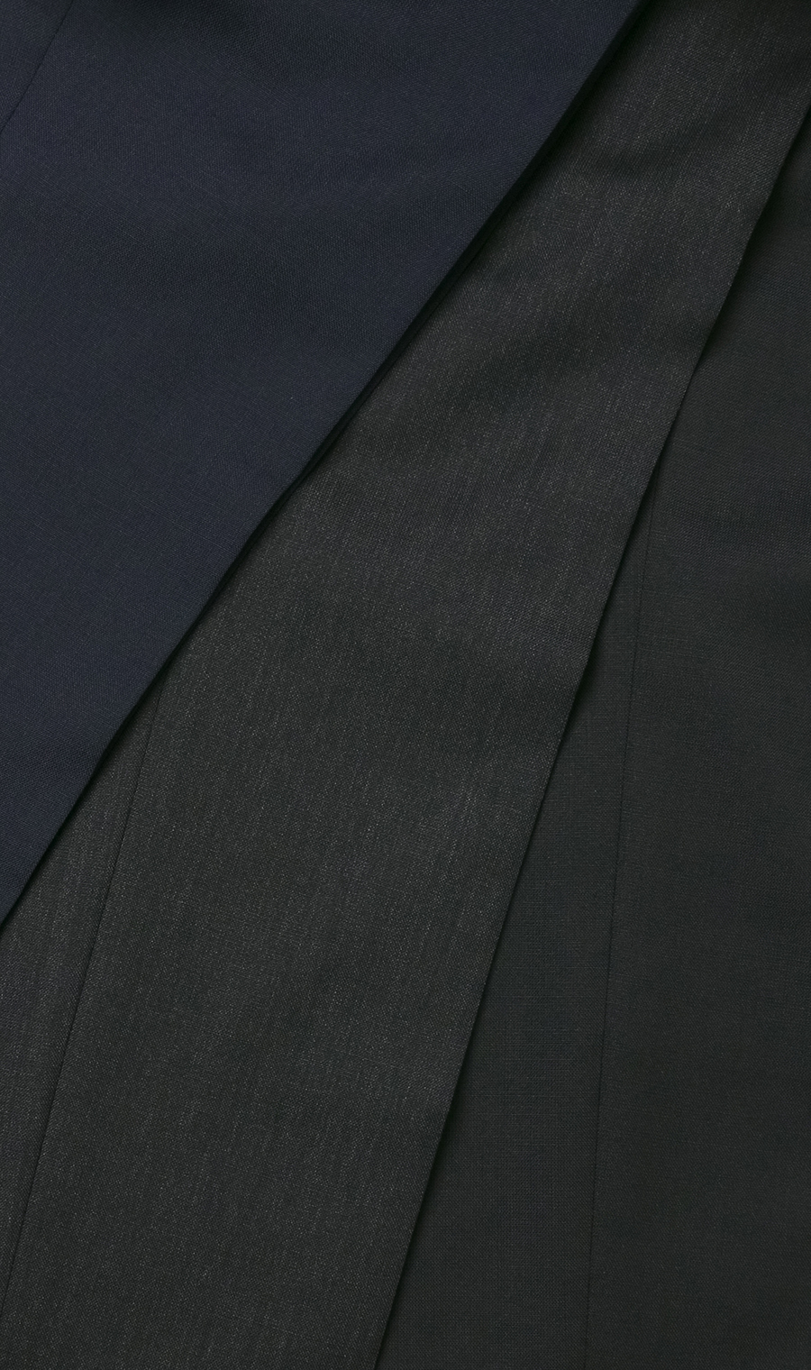 スタイリッシュスラックス【ノータック】【清涼】【Plastics Smart】 ネイビー 73cm