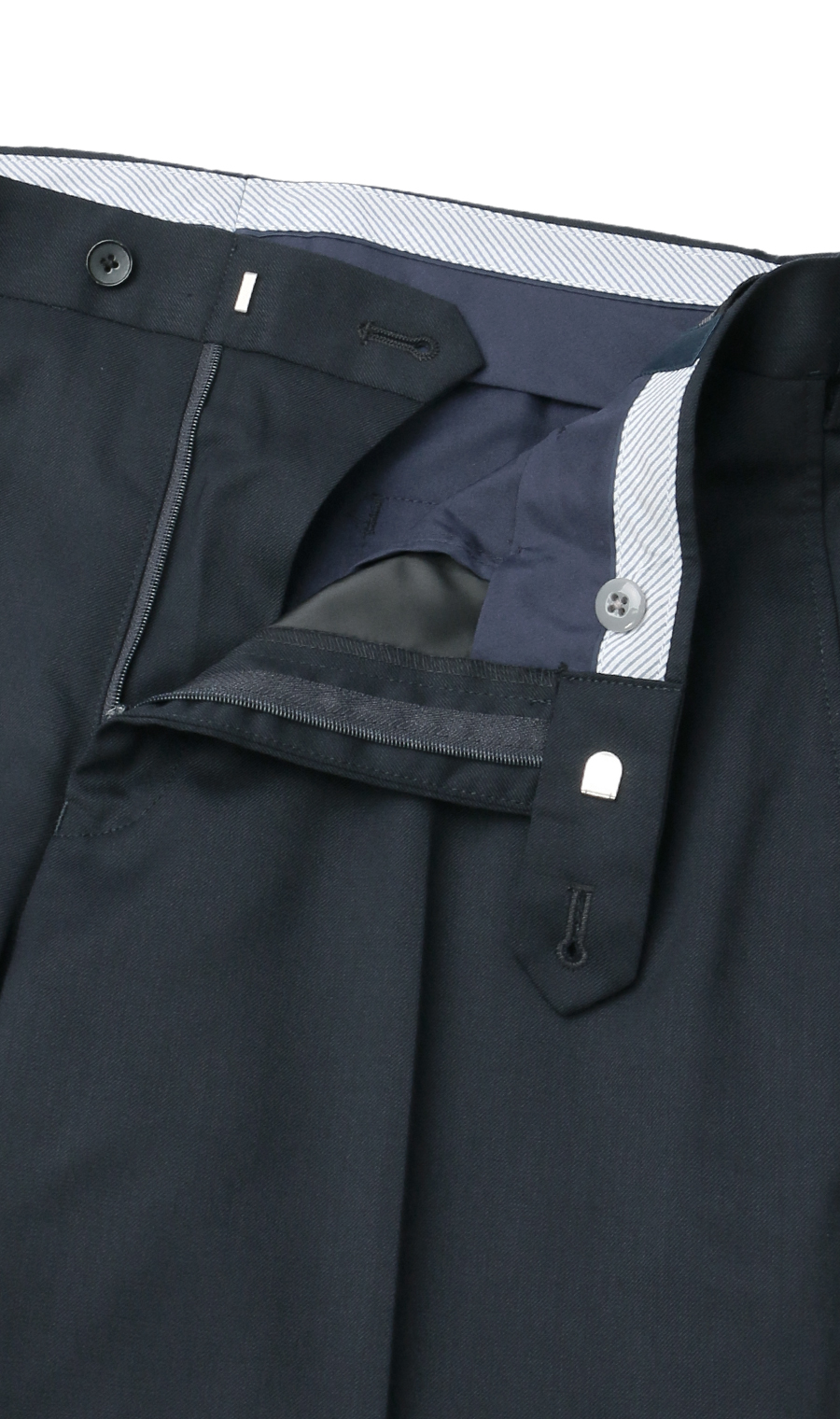 スタイリッシュスラックス【ノータック】【Plastics Smart】 ネイビー 70cm