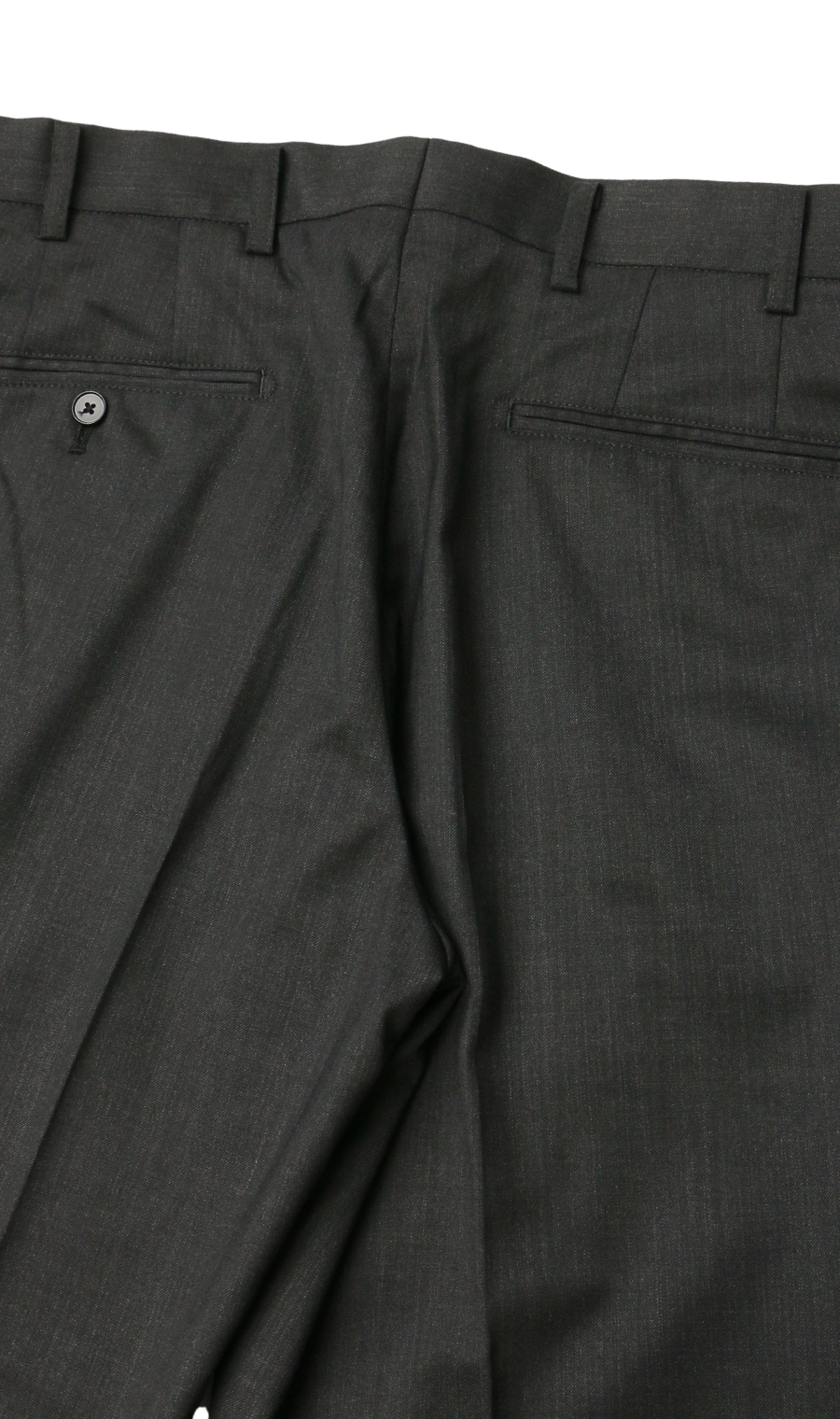 スタイリッシュスラックス【ノータック】【Plastics Smart】 チャコール 73cm