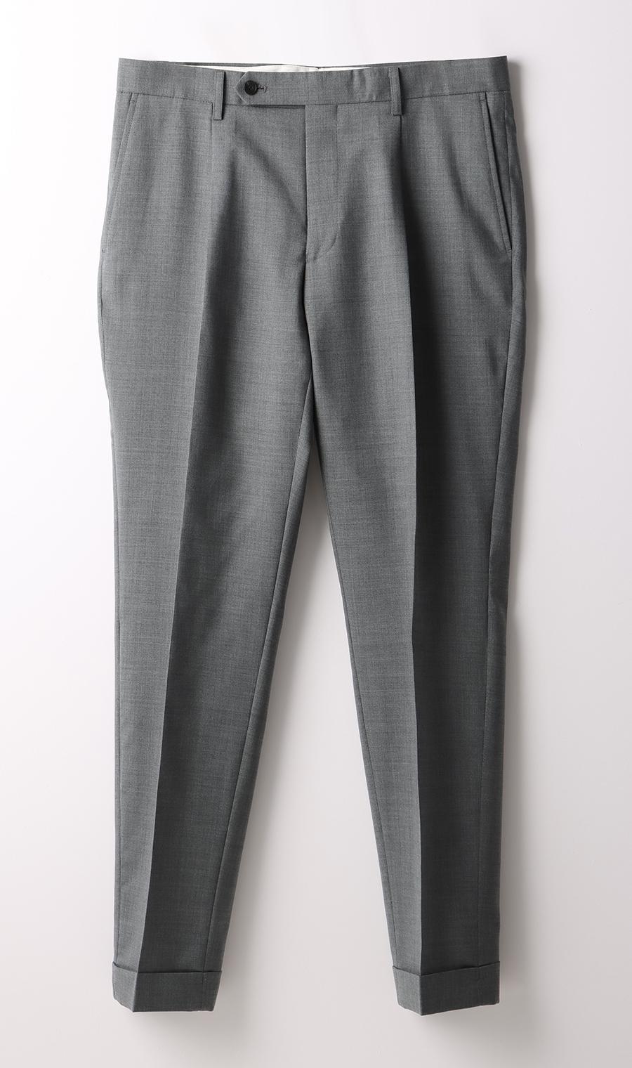 ワンタックテーパードパンツ《裾上げ済み》 グレー S