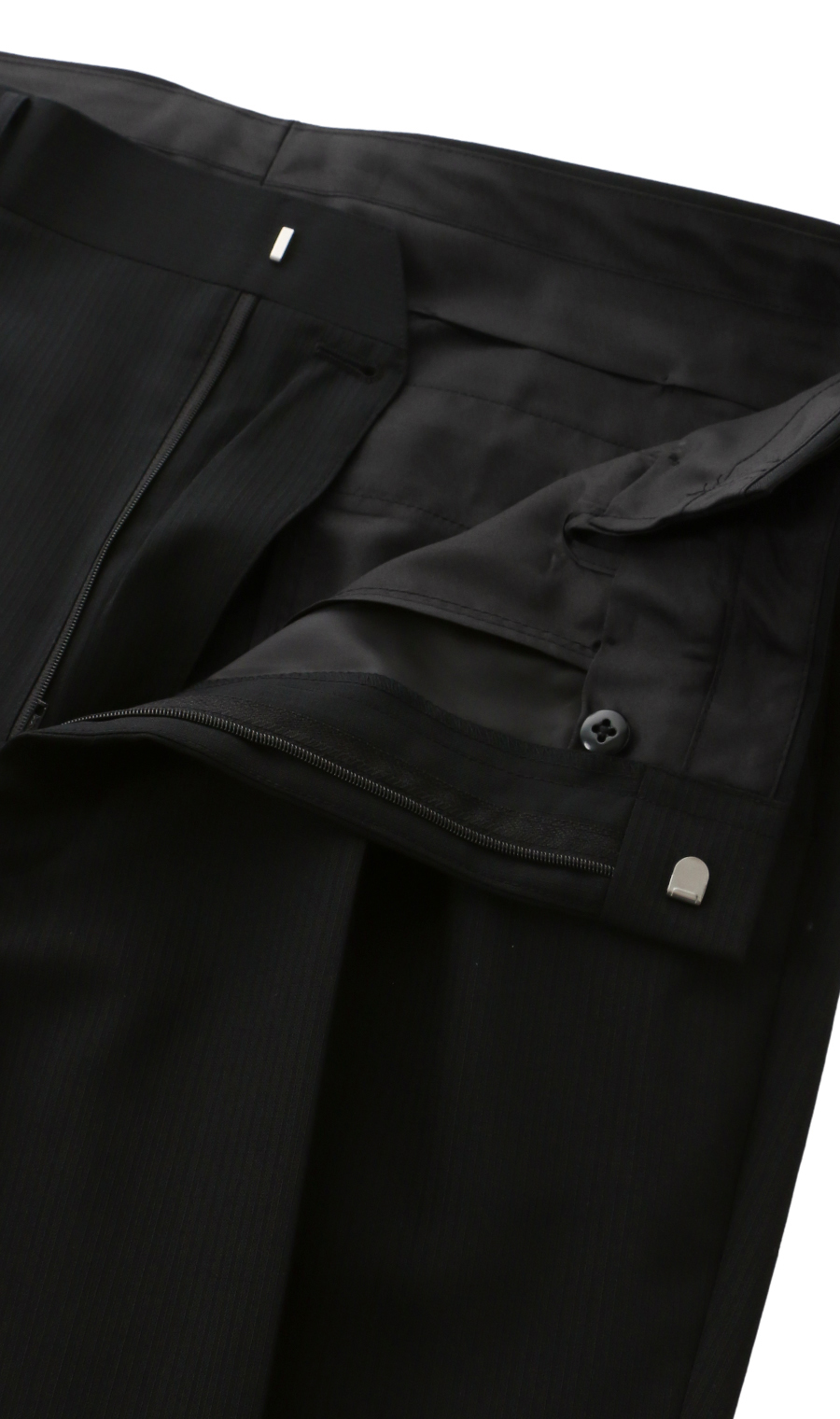 スタンダードスラックス【ツータック】 ブラック 88cm