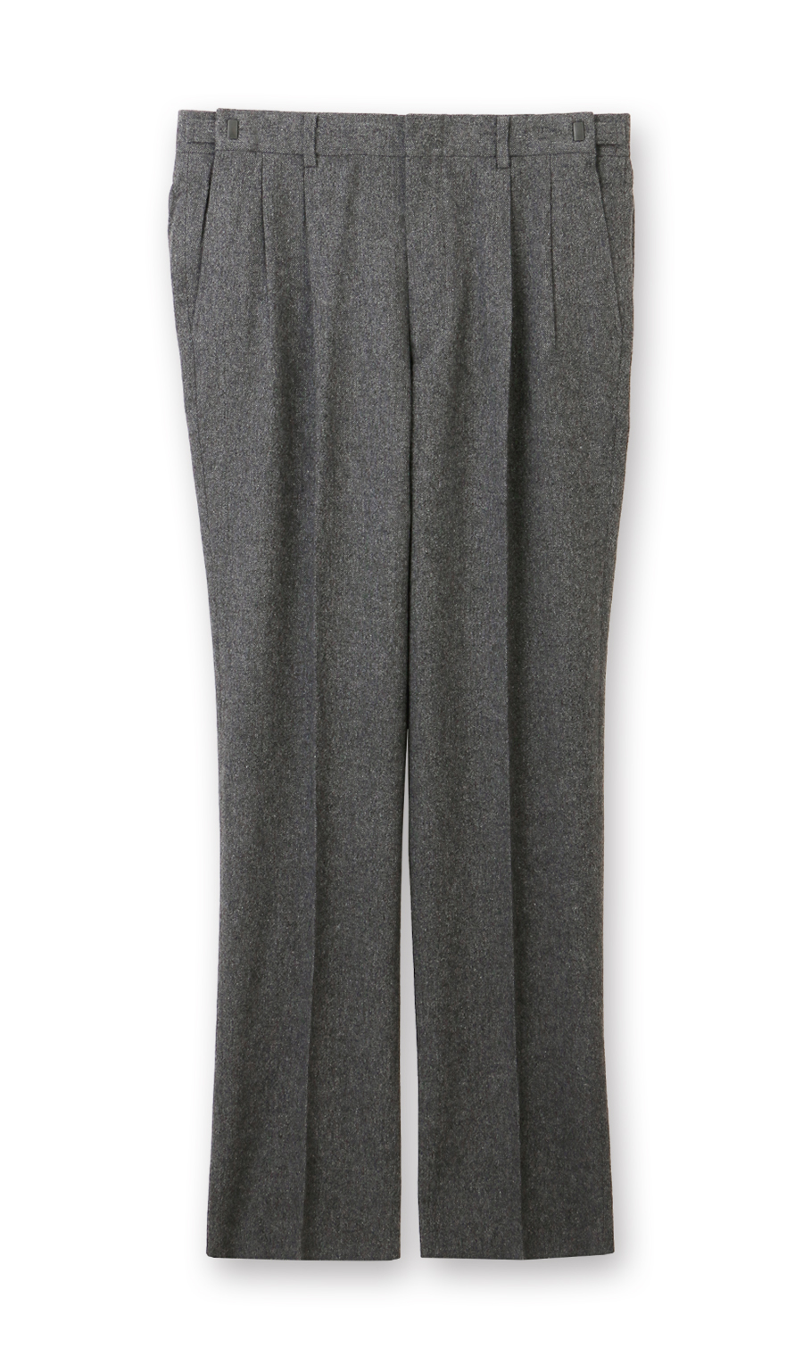 スタンダードスラックス【ツータック】【Plastics Smart】 グレー 94cm