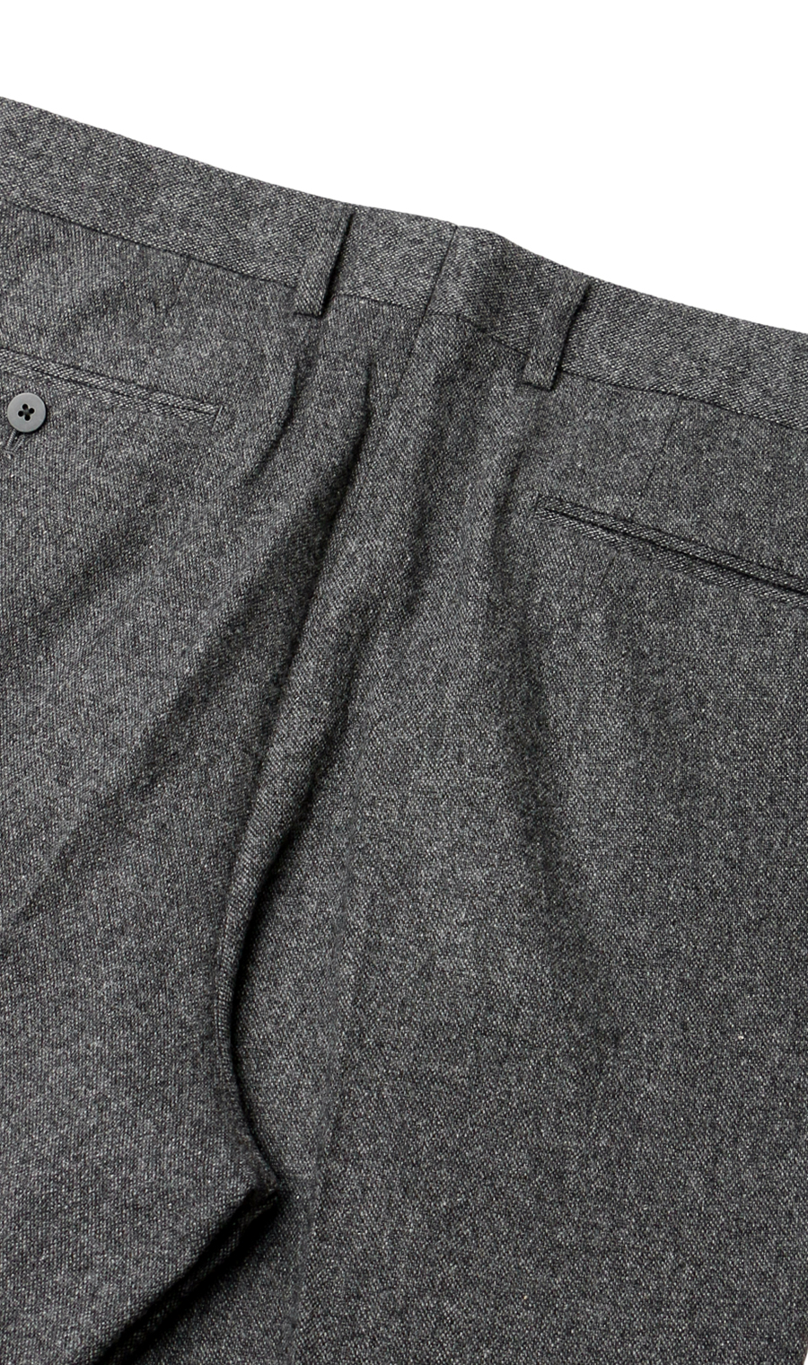 スタンダードスラックス【ツータック】【Plastics Smart】 グレー 94cm