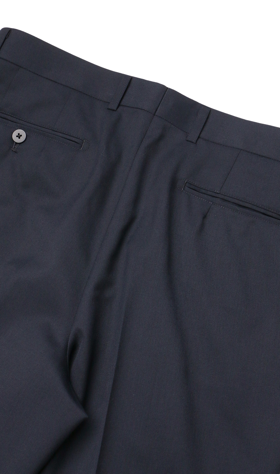 スタンダードスラックス【ツータック】【Plastics Smart】 ネイビー 120cm