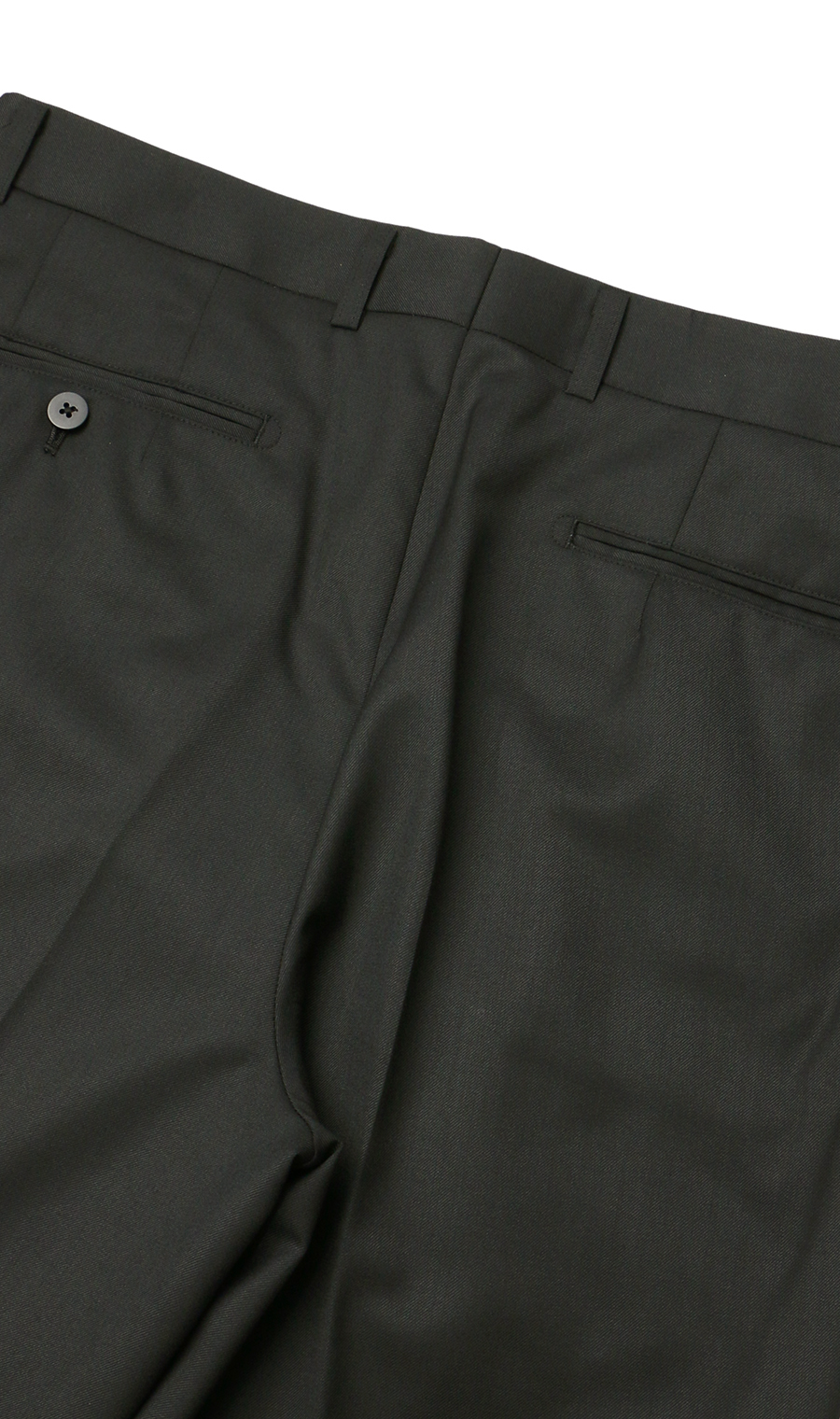 スタンダードスラックス【ツータック】【Plastics Smart】 ブラック 110cm