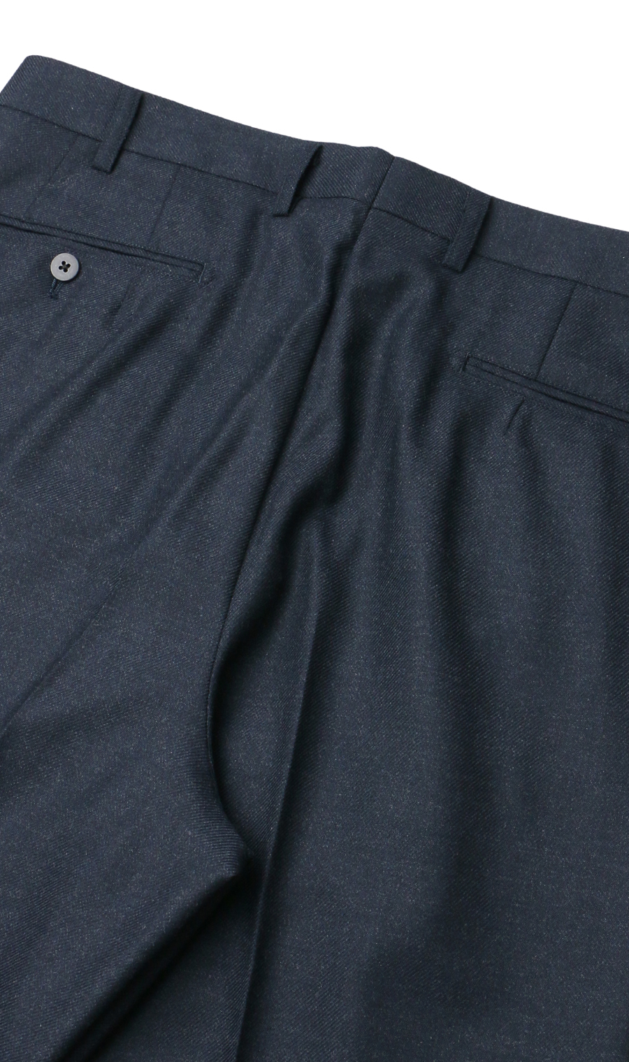 スタンダードスラックス【ツータック】【Plastics Smart】 ネイビー 115cm