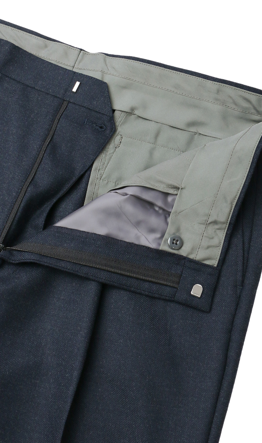 スタンダードスラックス【ツータック】【Plastics Smart】 ネイビー 115cm