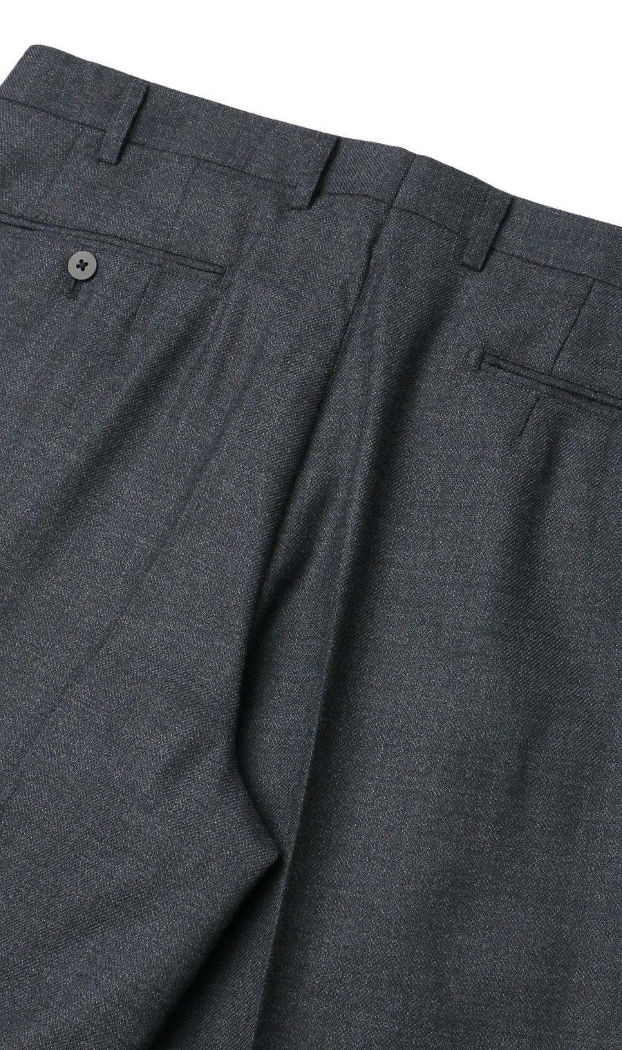 スタンダードスラックス【ツータック】【Plastics Smart】 グレー 94cm