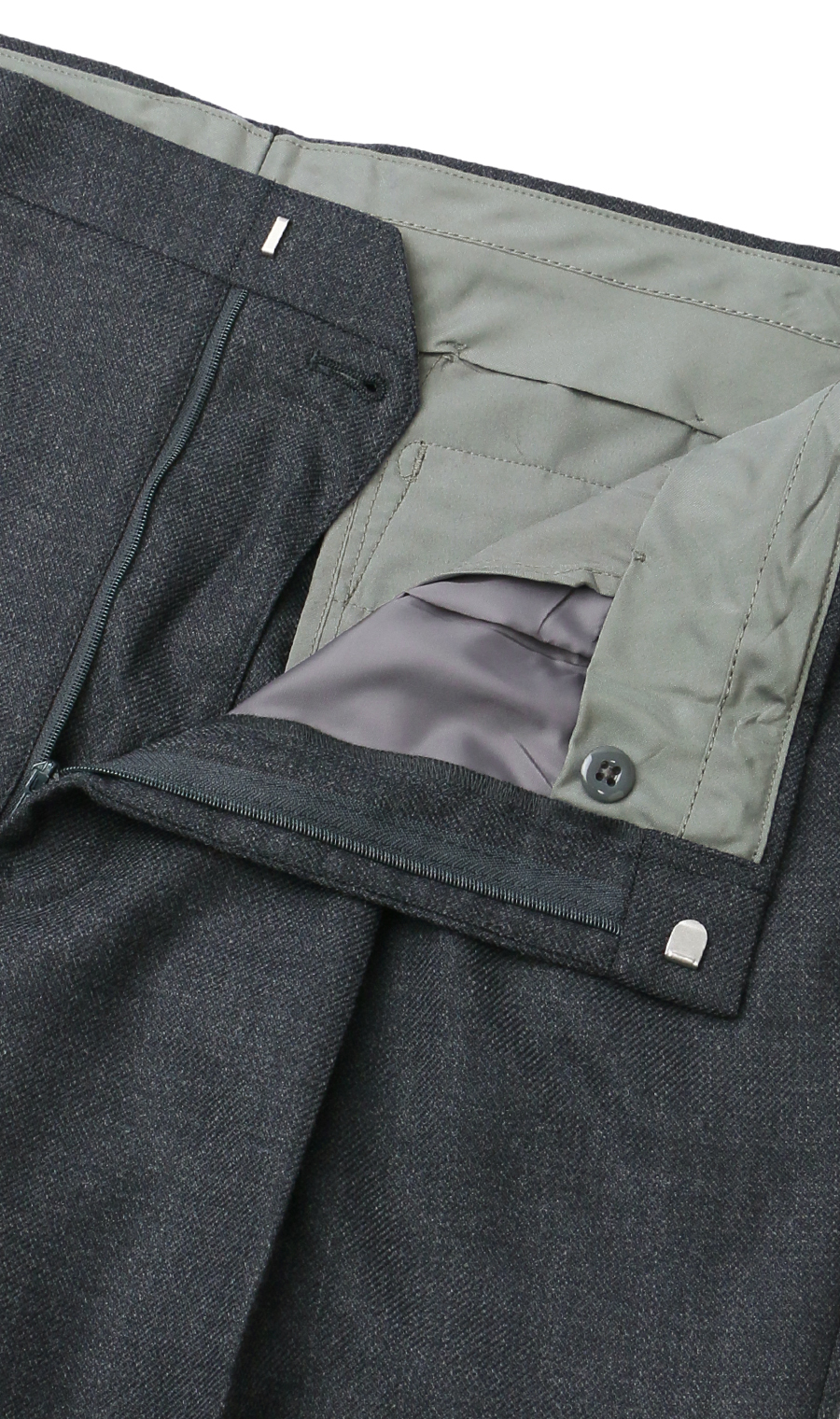 スタンダードスラックス【ツータック】【Plastics Smart】 グレー 94cm