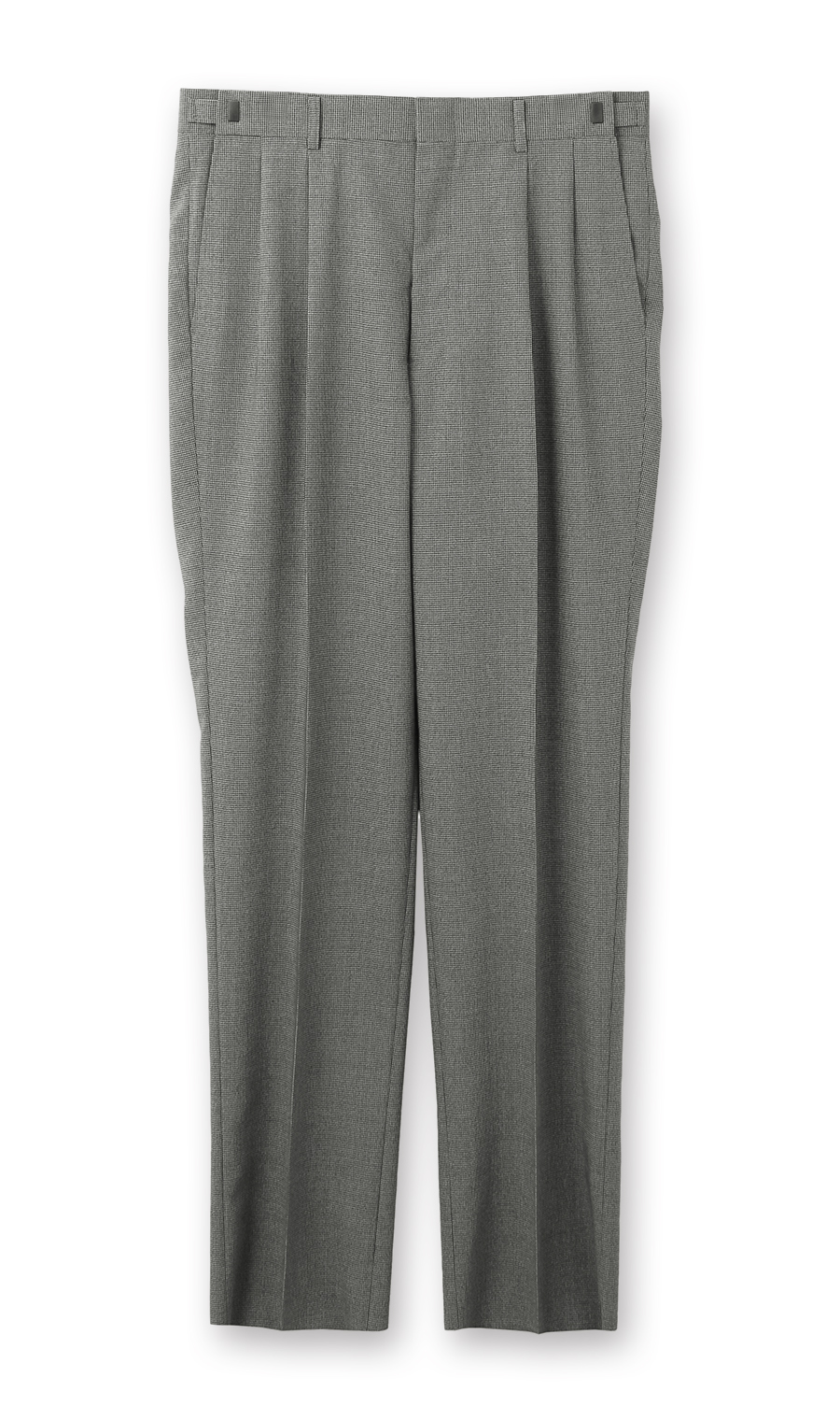 スタンダードスラックス【ツータック】【清涼】【Plastics Smart】 グレー 76cm