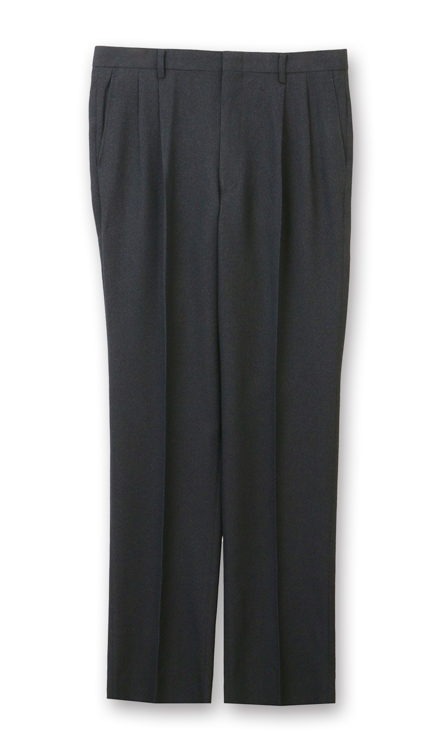 スタンダードスラックス【ツータック】【Plastics Smart】 ネイビー 88cm