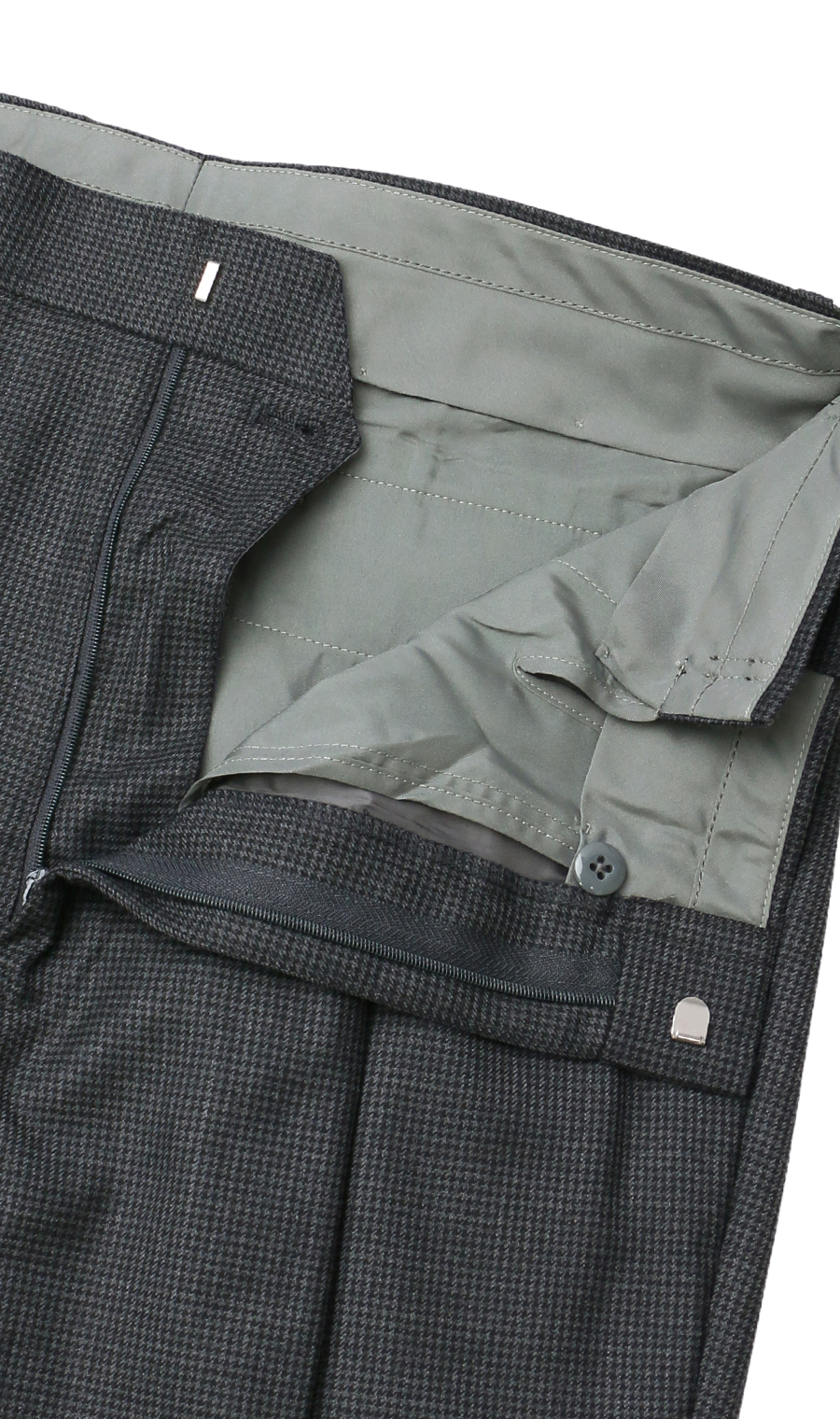 スタンダードスラックス【ツータック】【Plastics Smart】 グレー 94cm