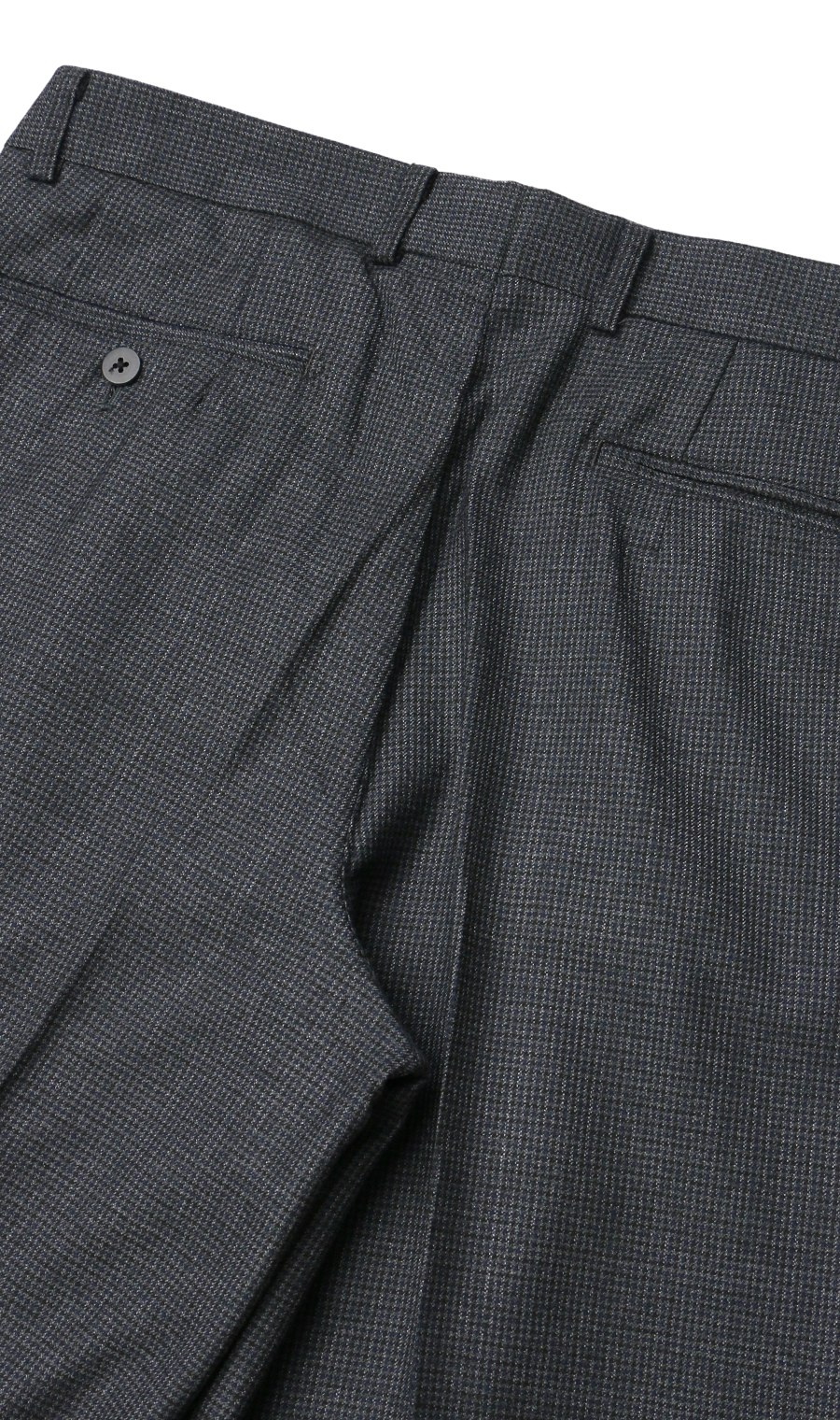 スタンダードスラックス【ツータック】【Plastics Smart】 グレー 82cm