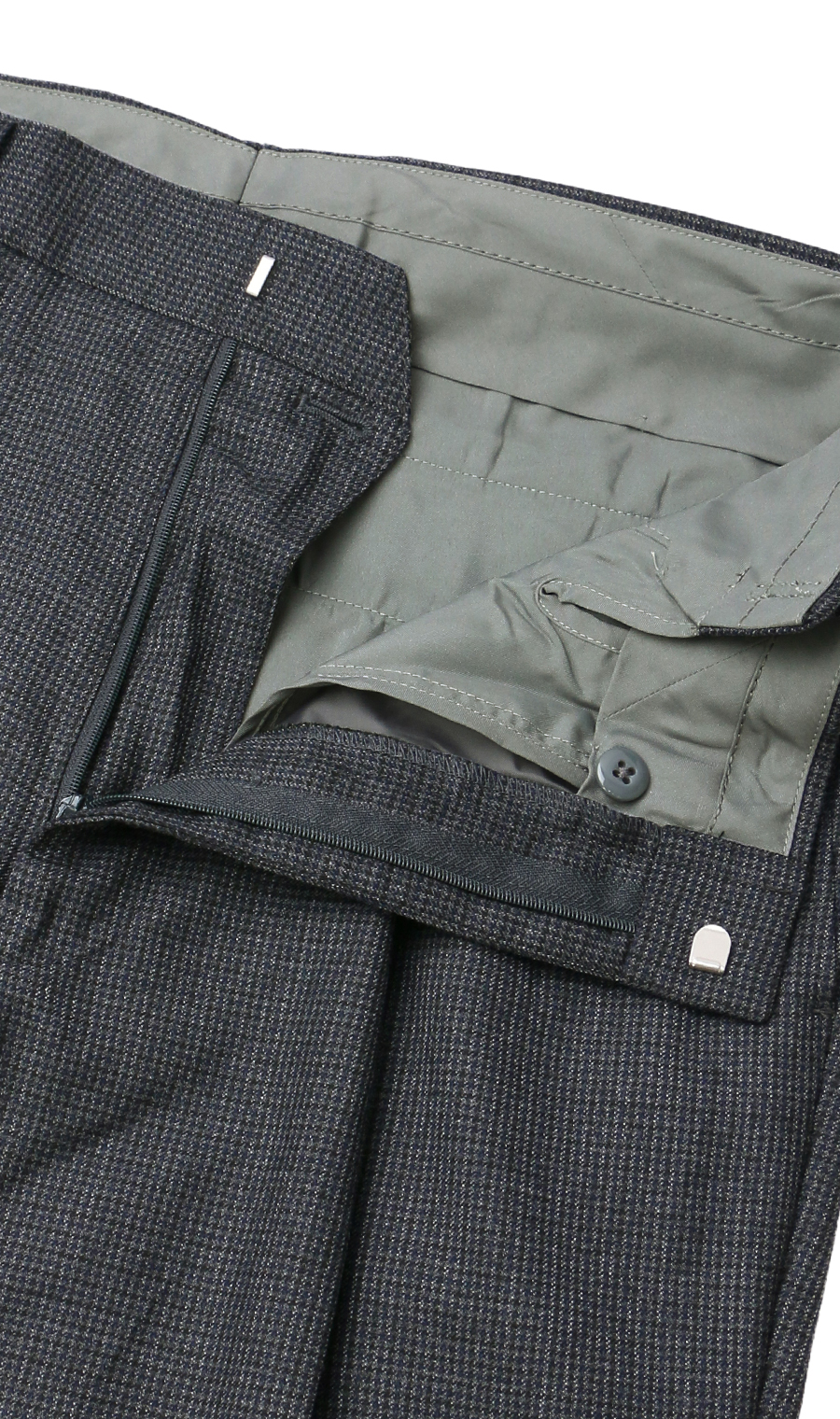 スタンダードスラックス【ツータック】【Plastics Smart】 グレー 82cm