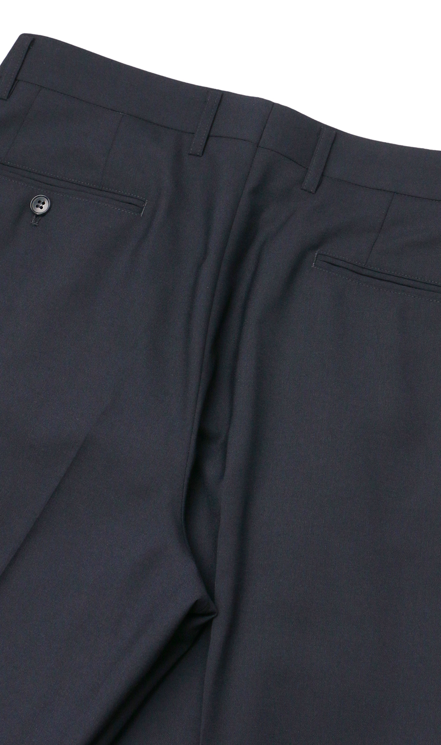 スタンダードスラックス【ツータック】【セットアップ着用可】 ネイビー 70cm