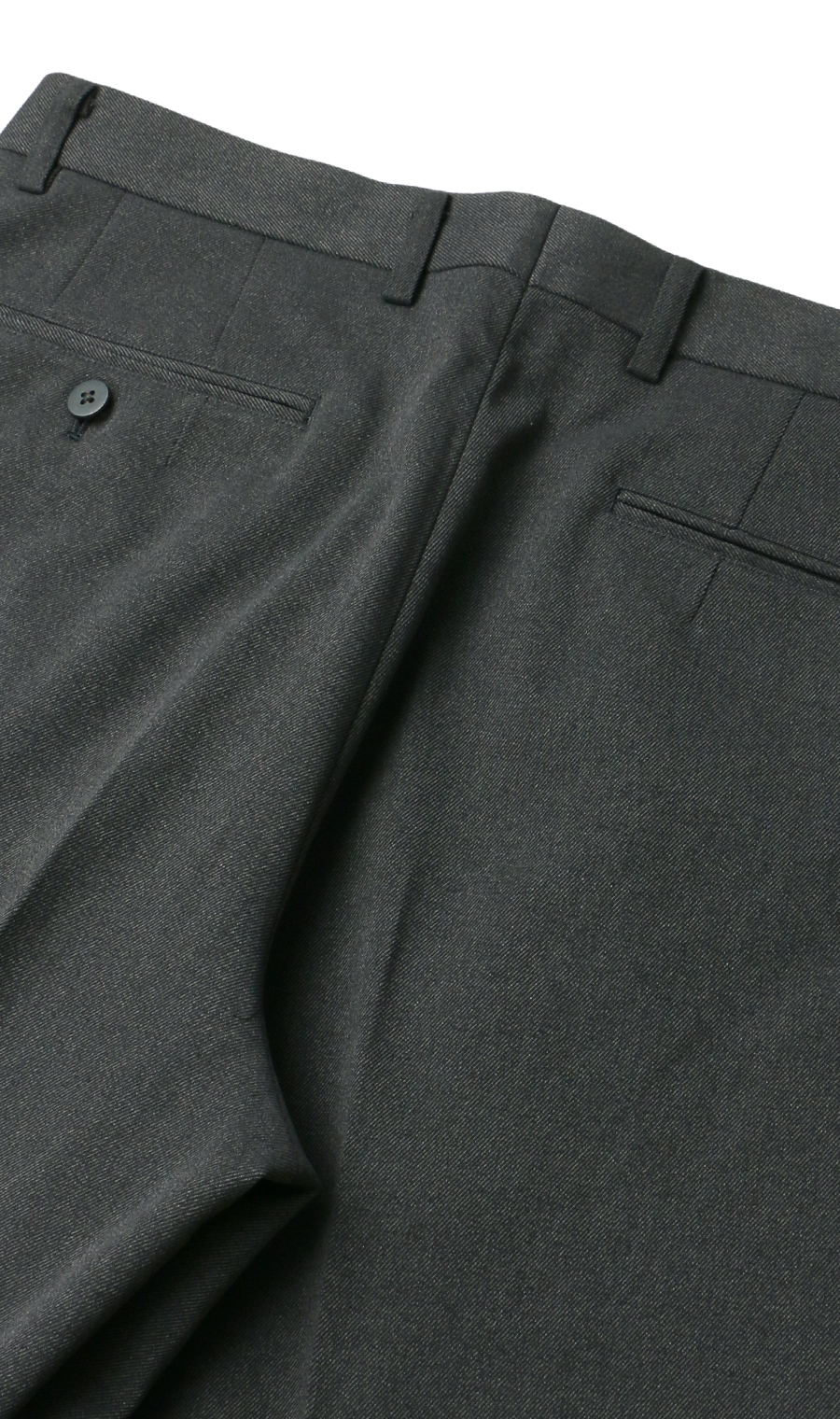 スタンダードスラックス【ワンタック】【#すごスラ】 チャコール 82cm