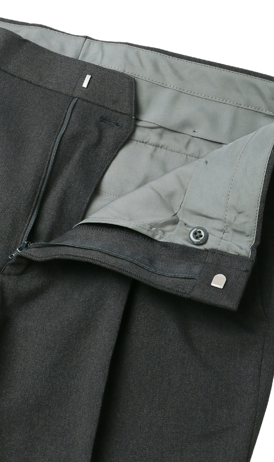 スタンダードスラックス【ワンタック】【#すごスラ】 チャコール 82cm