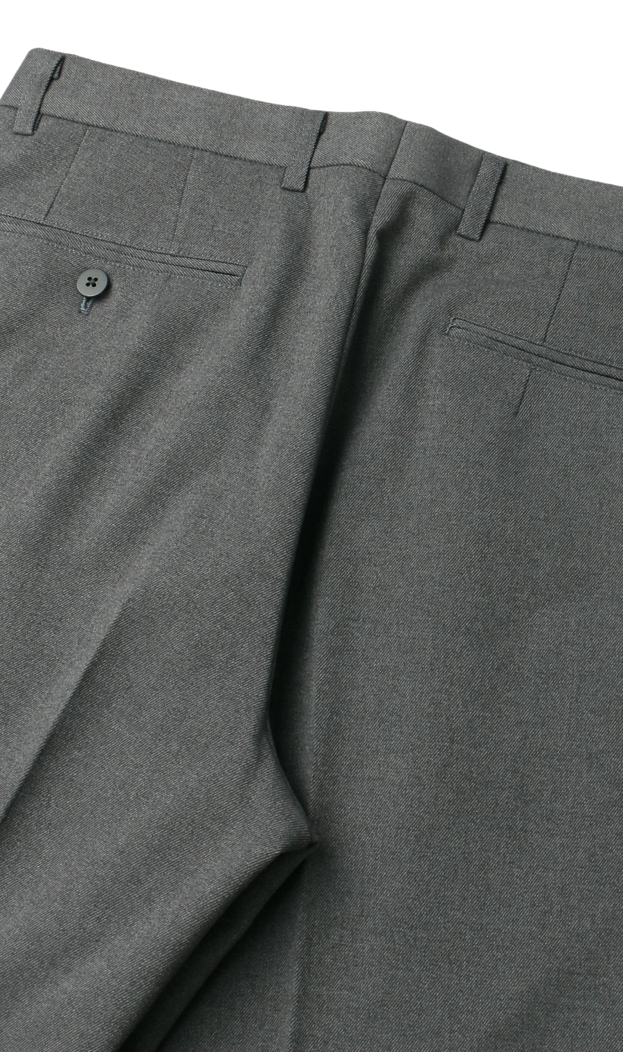 スタンダードスラックス【ワンタック】【＃すごスラ】 グレー 82cm