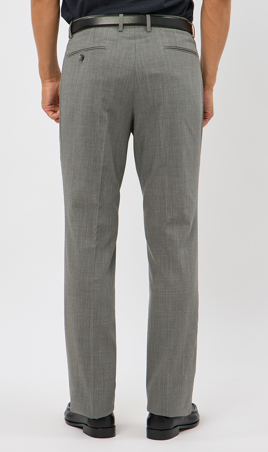 プレミアムスタンダードスラックス【ワンタック】 グレー 79cm