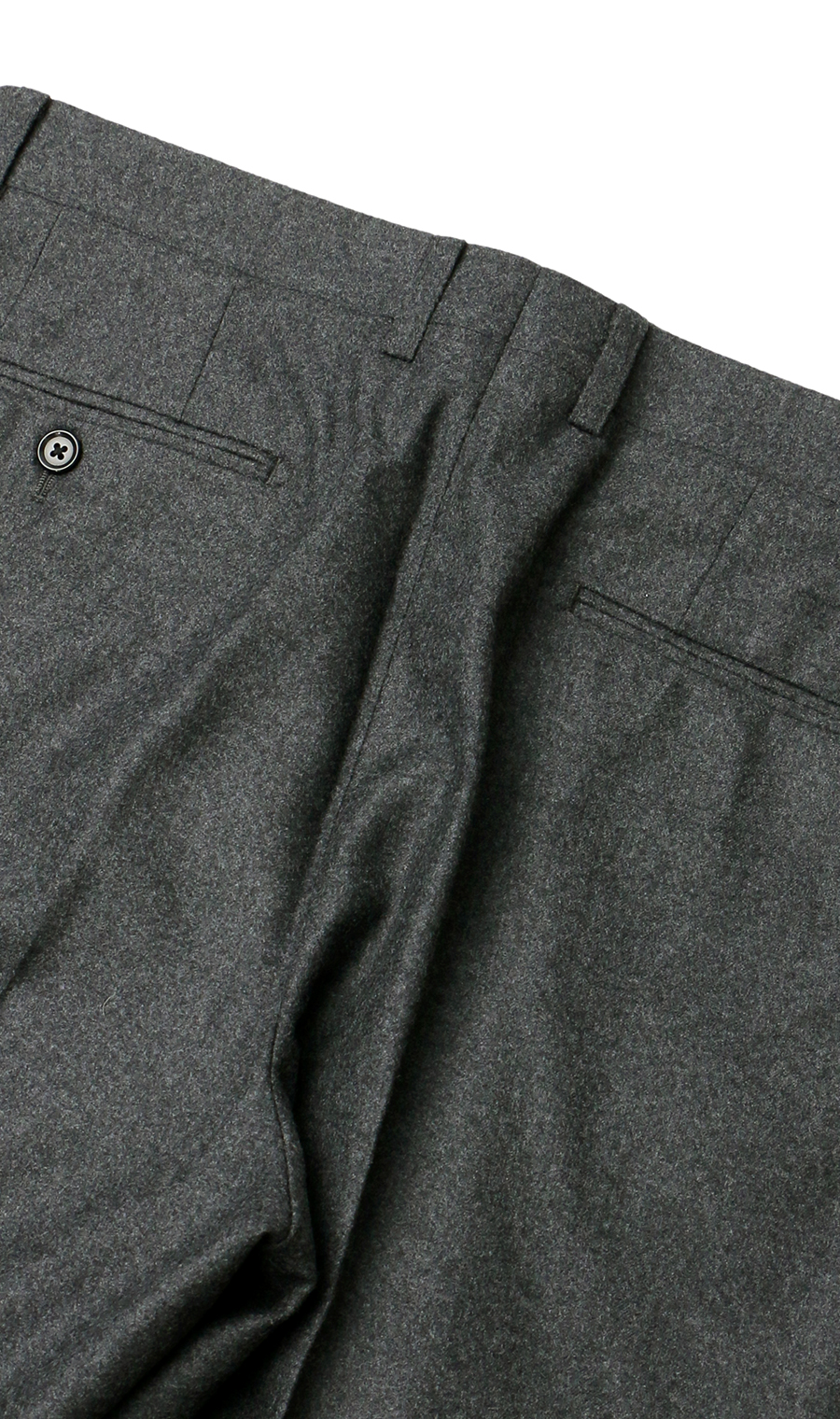 プレミアムスタンダードスラックス【ワンタック】 チャコール 85cm