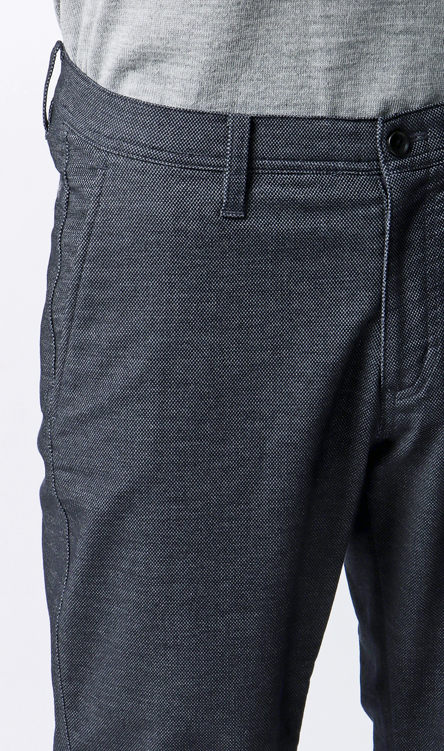 ハイストレッチパンツ【裾上げ済み】 ネイビー M