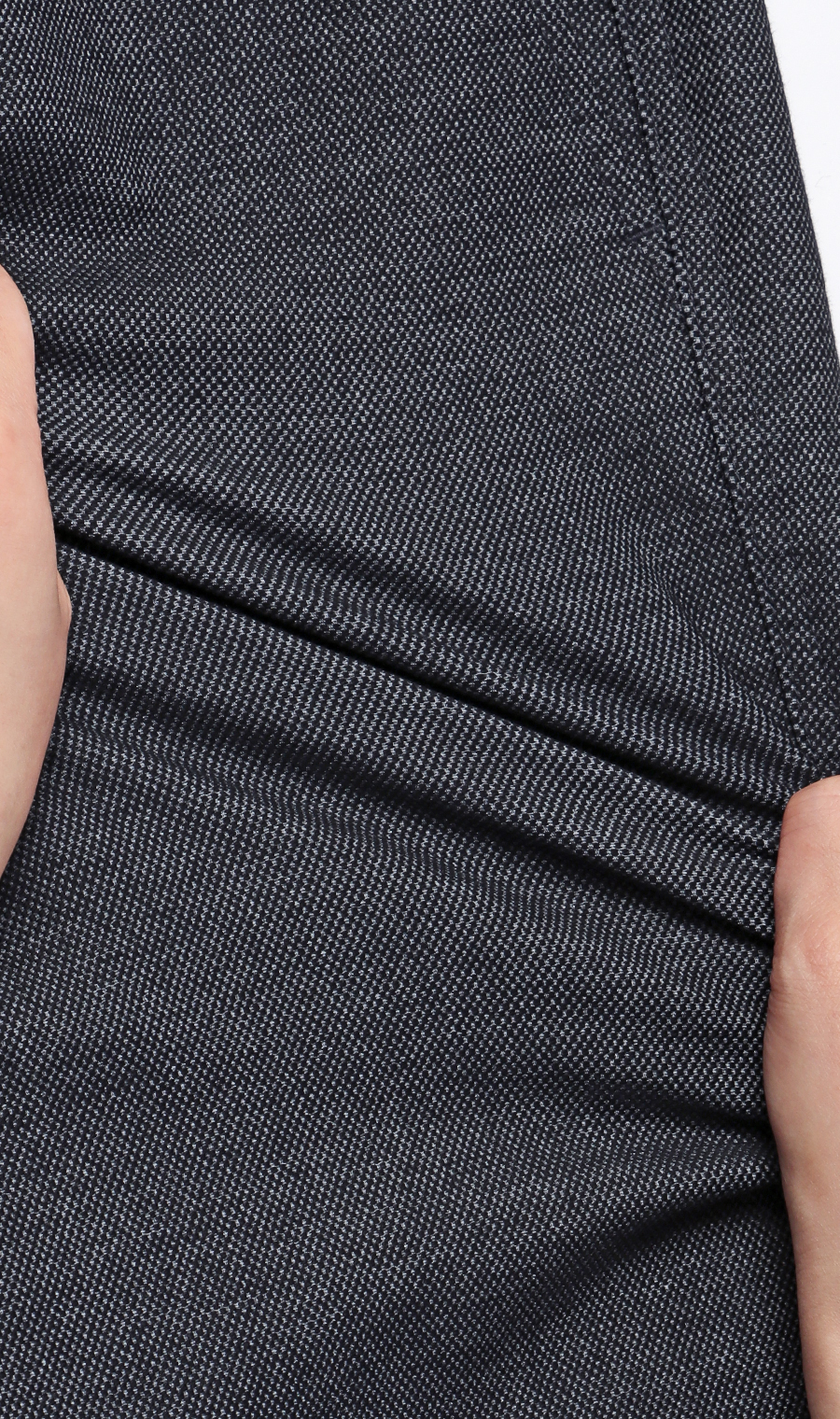 ハイストレッチパンツ【裾上げ済み】 ネイビー M