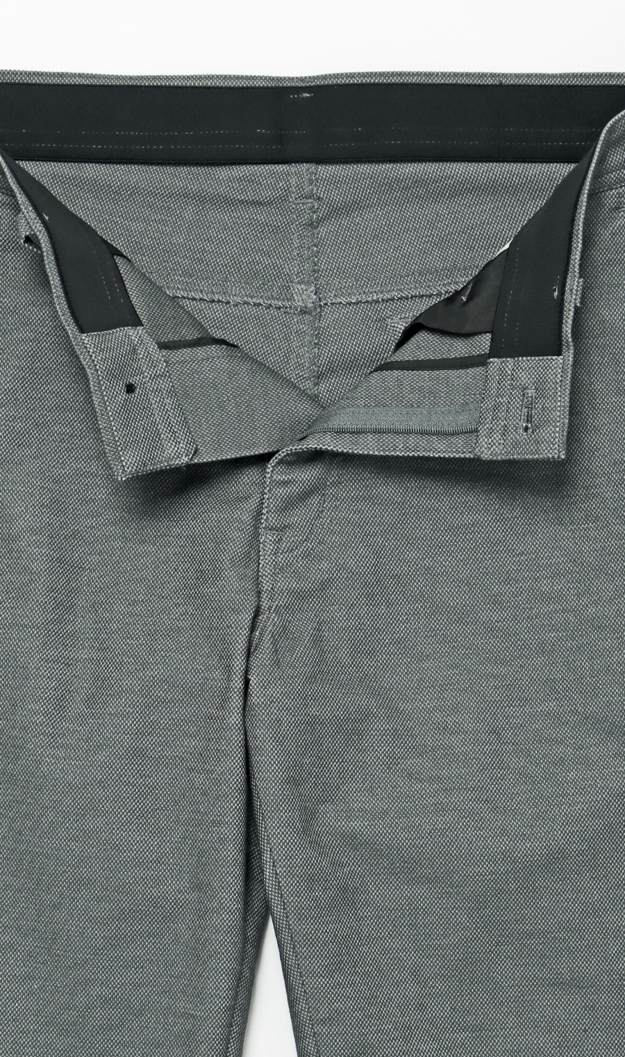 ハイストレッチパンツ【裾上げ済み】 グレー M