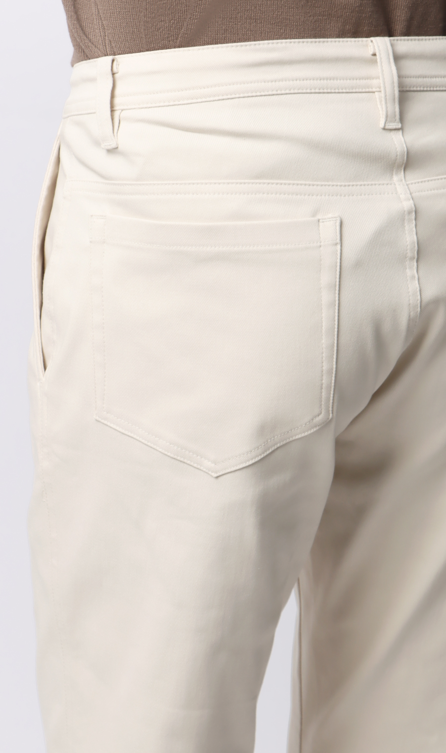 ハイストレッチパンツ【裾上げ済み】 ホワイト M