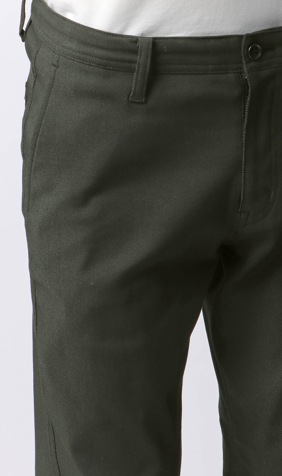 ハイストレッチパンツ【裾上げ済み】 ブラック M