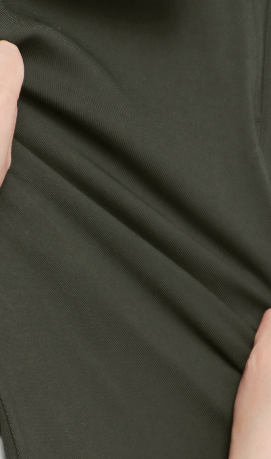 ハイストレッチパンツ【裾上げ済み】 ブラック M