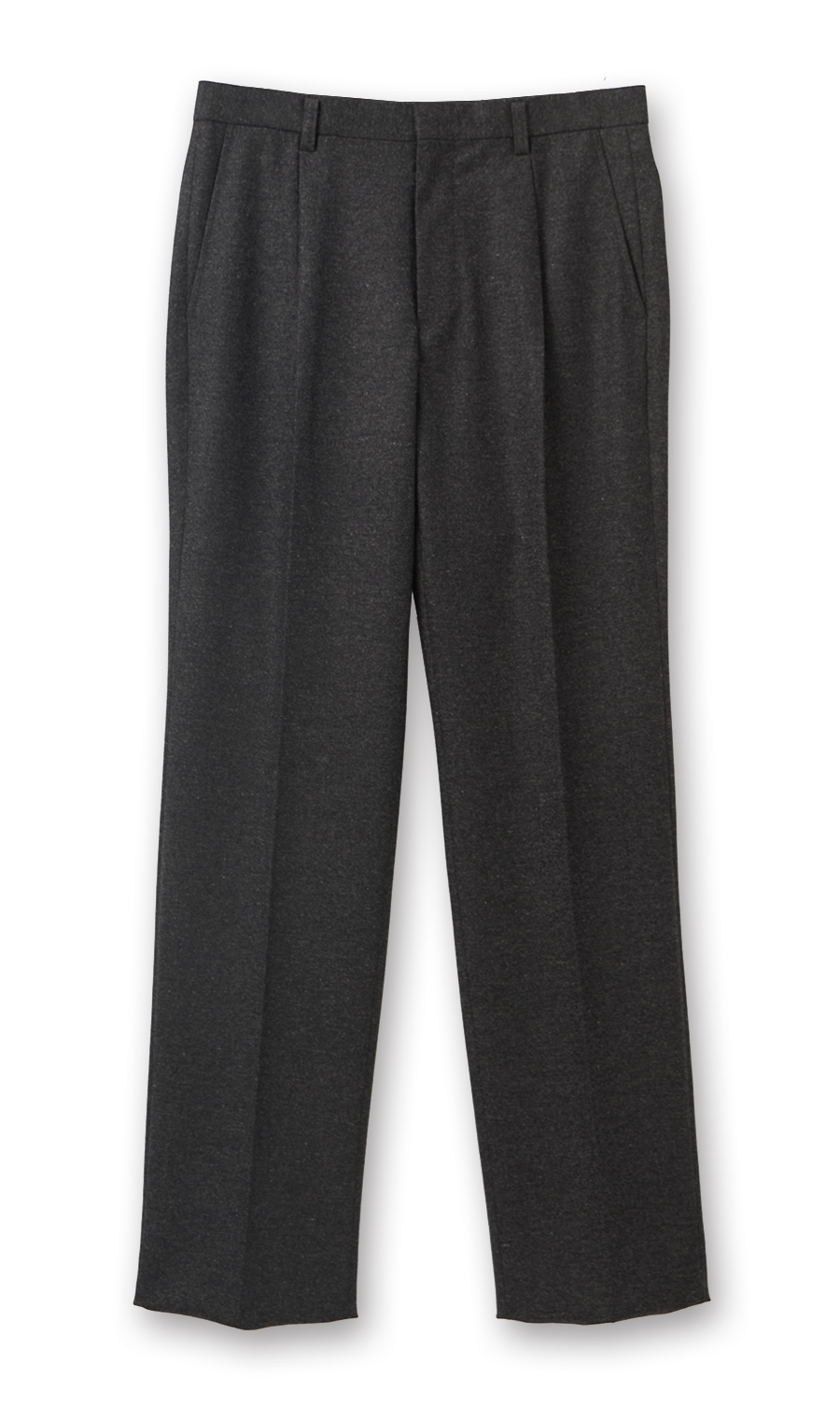 スタンダードスラックス【ワンタック】【Winter Texture Selection】 グレー 76cm