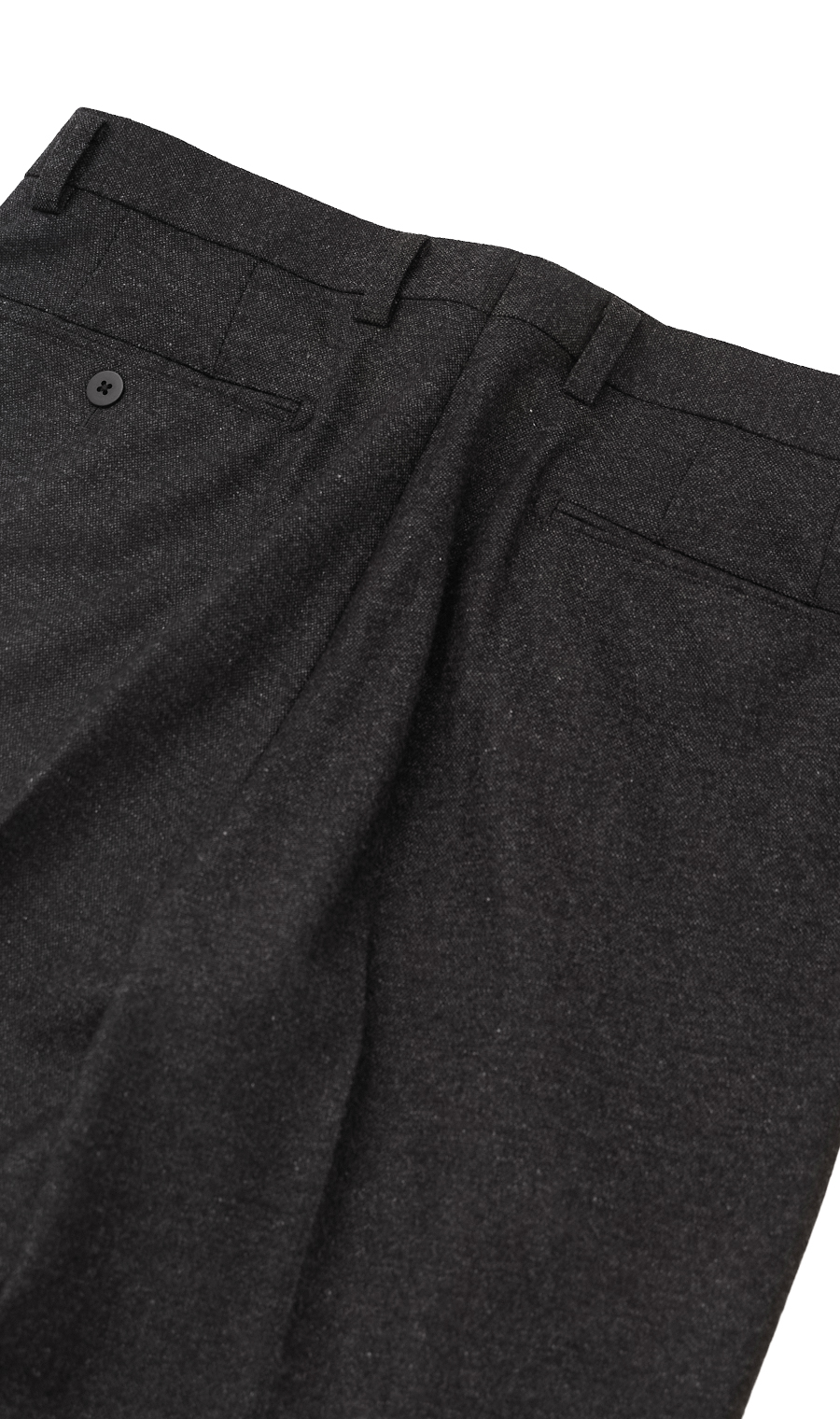 スタンダードスラックス【ワンタック】【Winter Texture Selection】 グレー 76cm