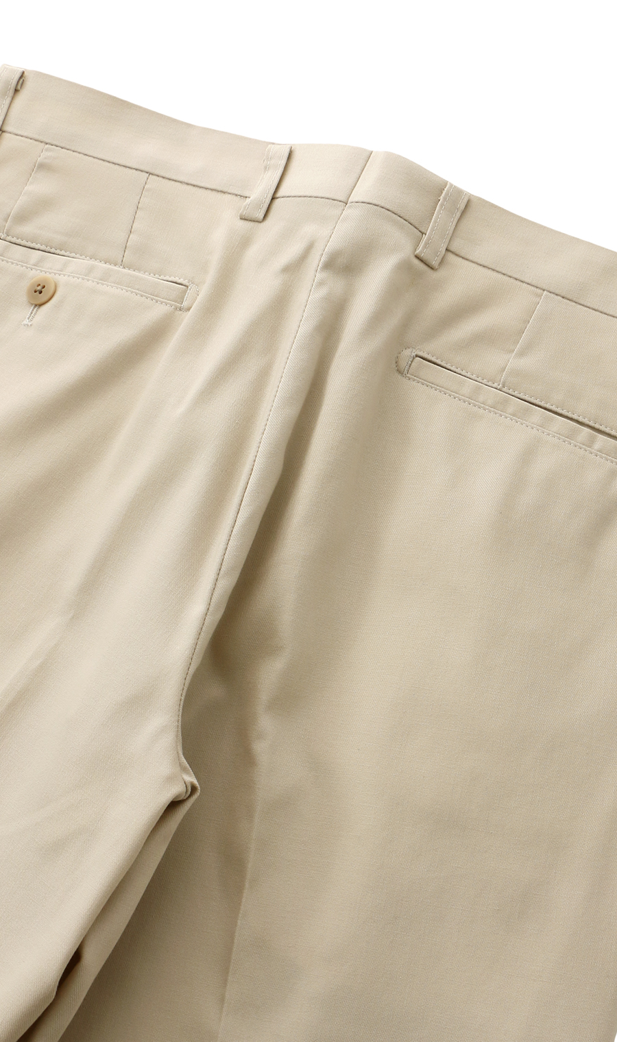 スタンダードスラックス【ワンタック】【#すごチノ】【裾上げ済み】 ベージュ 79cm