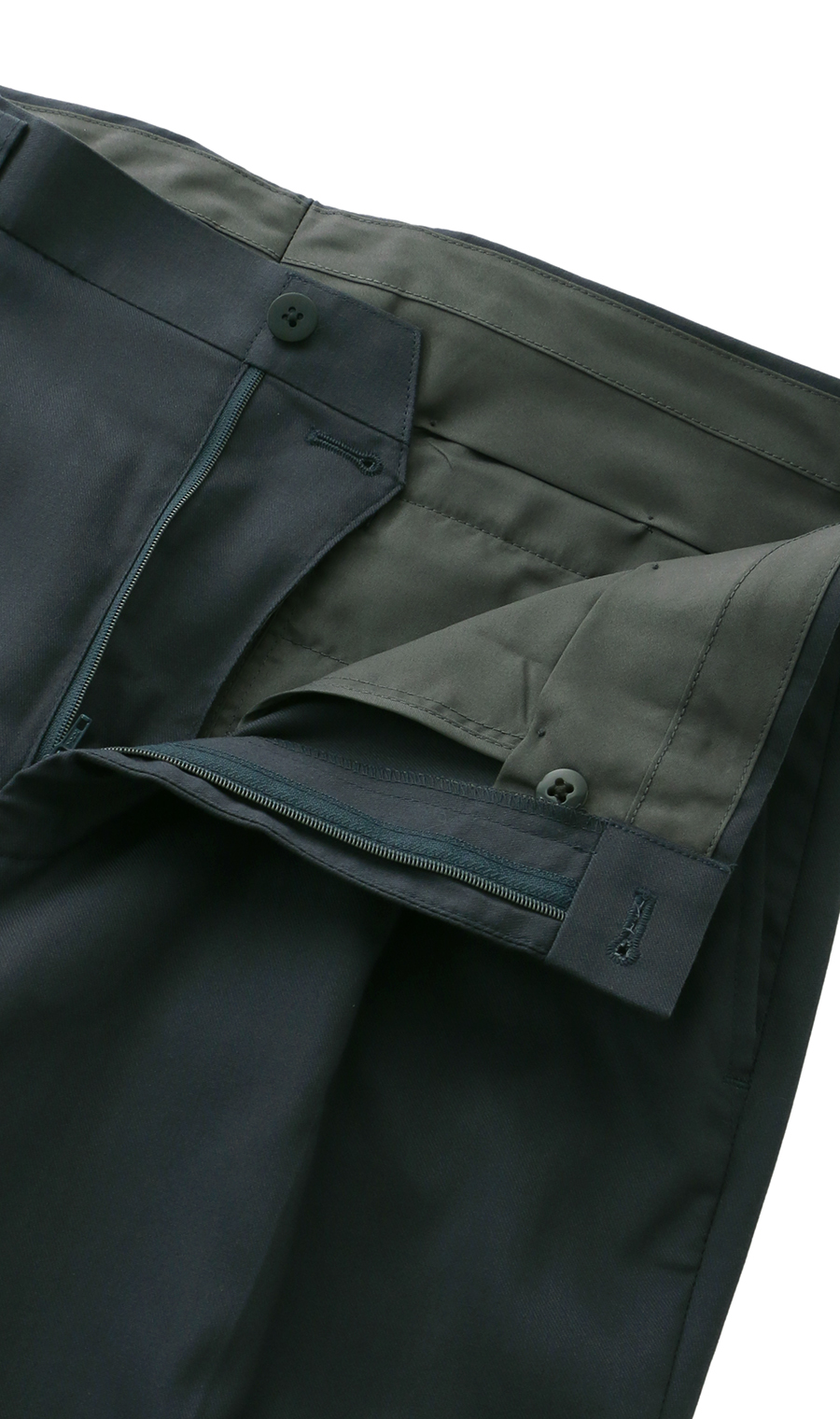 スタンダードスラックス【ワンタック】【＃すごチノ】【裾上げ済み】 ネイビー 79cm