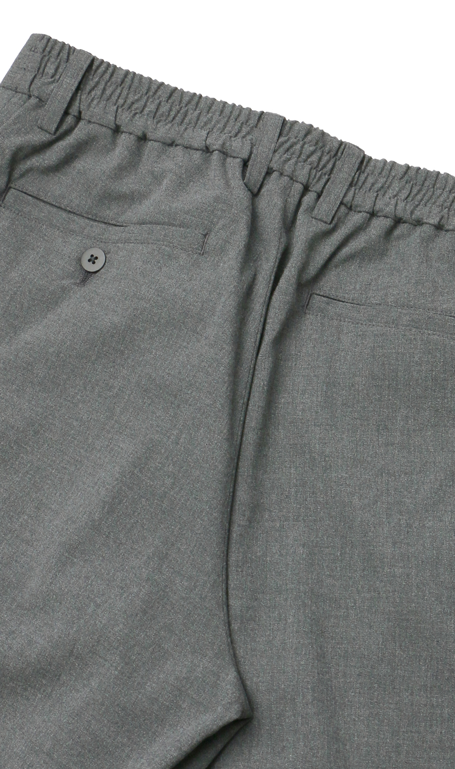 スタンダードスラックス【ノータック】【＃すごスラ】【裾上げ済み】 グレー 76cm