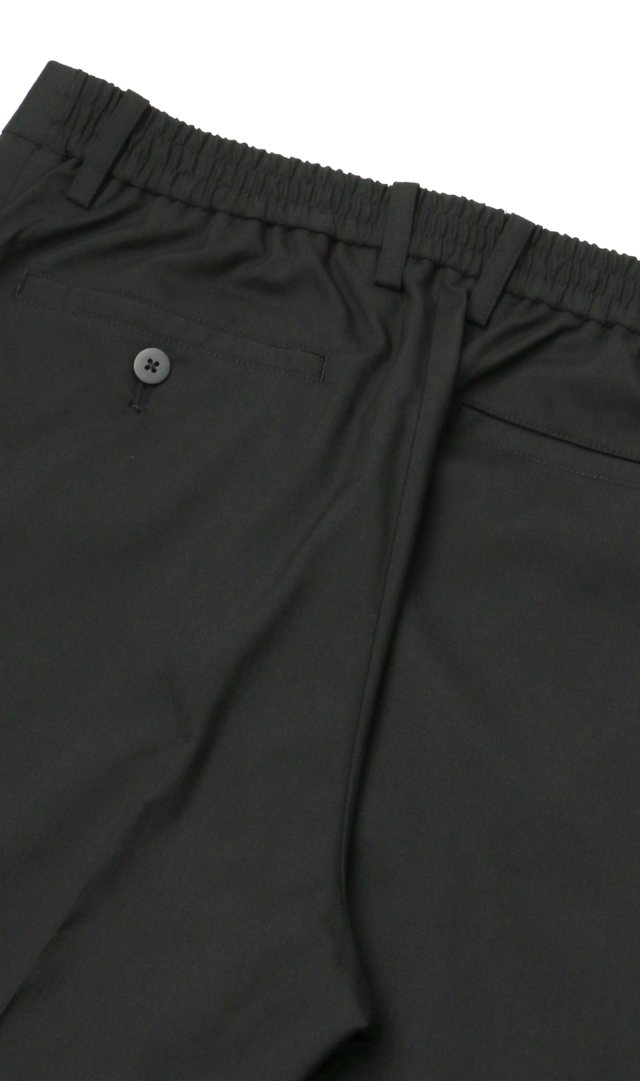 スタンダードスラックス【ノータック】【＃すごスラ】【裾上げ済み】 ブラック 76cm