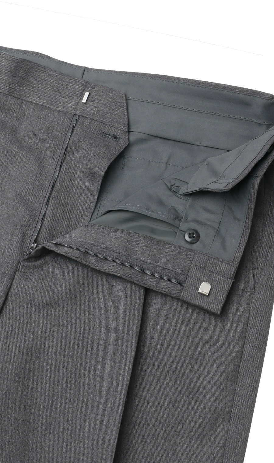 スタンダードスラックス【ワンタック】 グレー 97cm