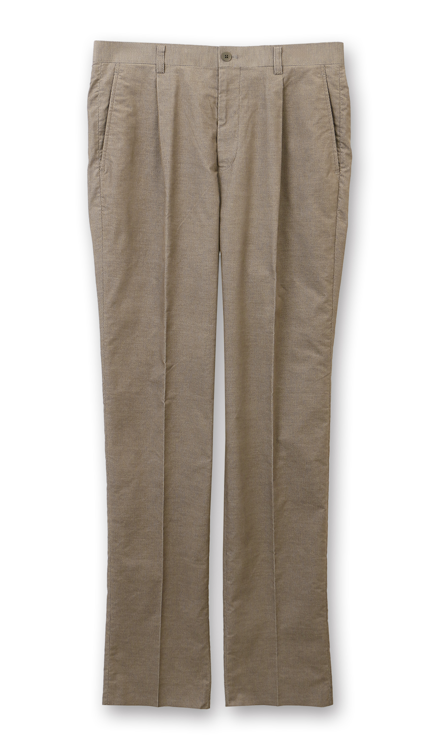 スタンダードスラックス【ワンタック】【綿混】 ベージュ 82cm